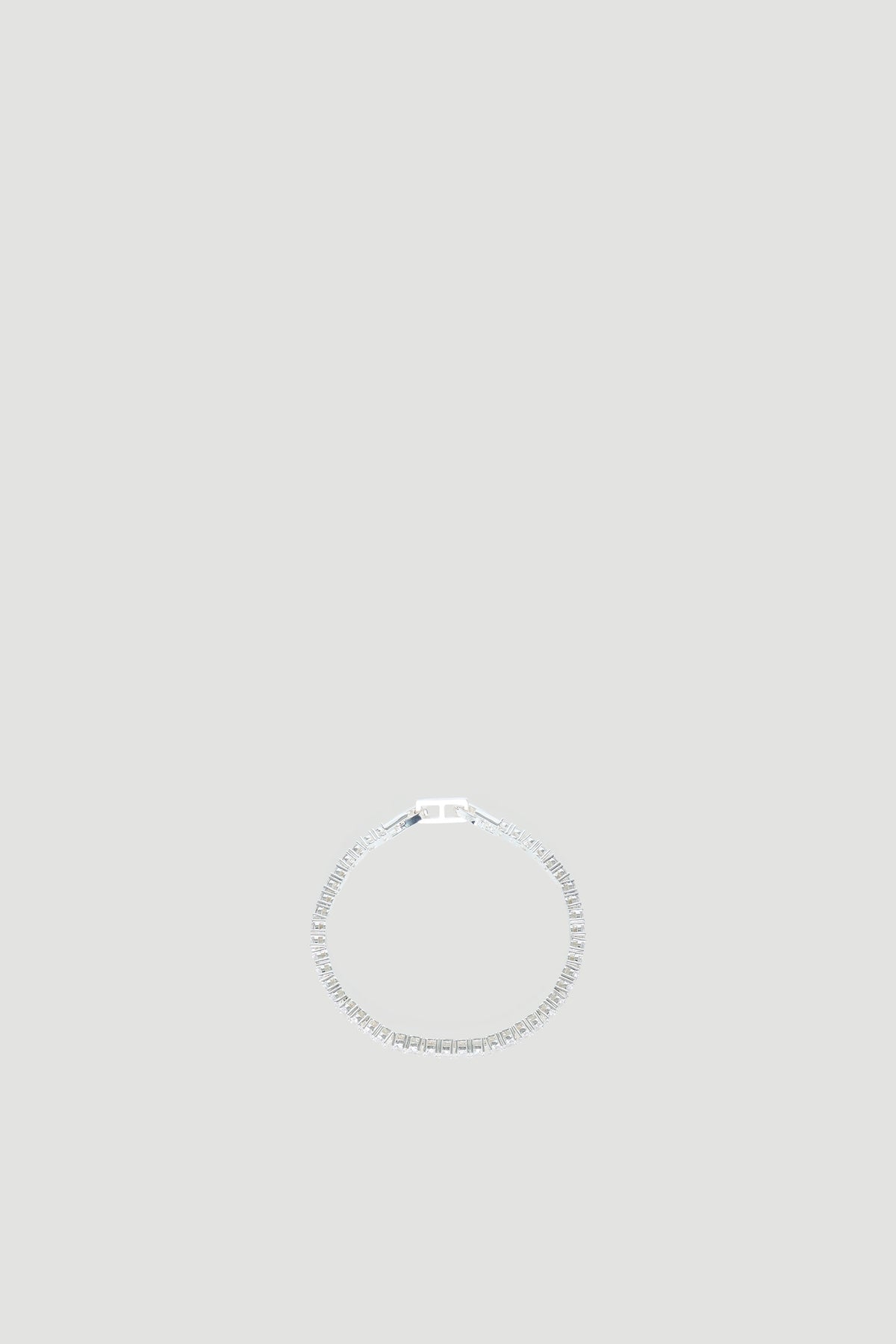 Delicate 9ct gold tennis bracelet with a sleek, classic design for an elegant everyday accessory.