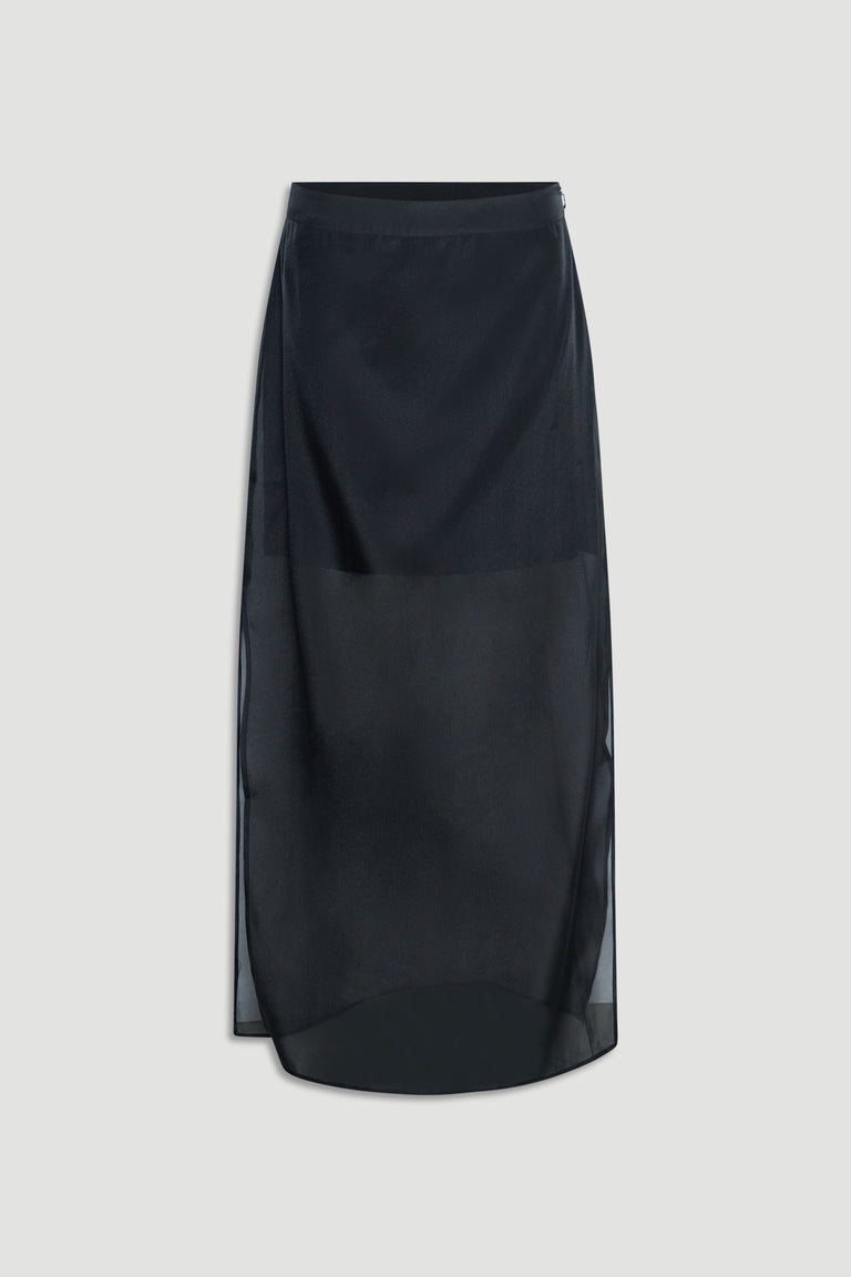 Olsen Organza Midi Skirt