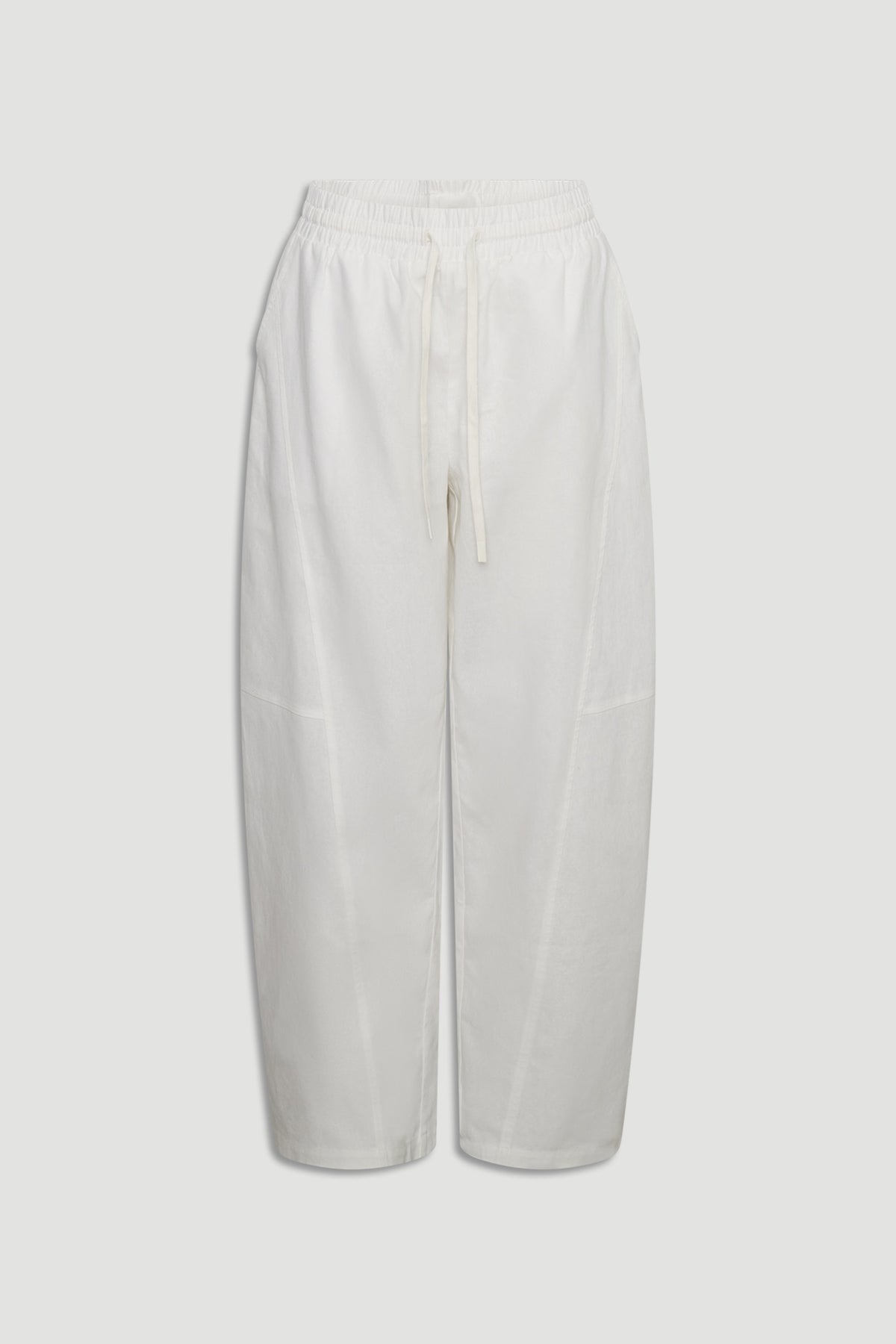 D-Luxe Linen Blend Barrel Pant