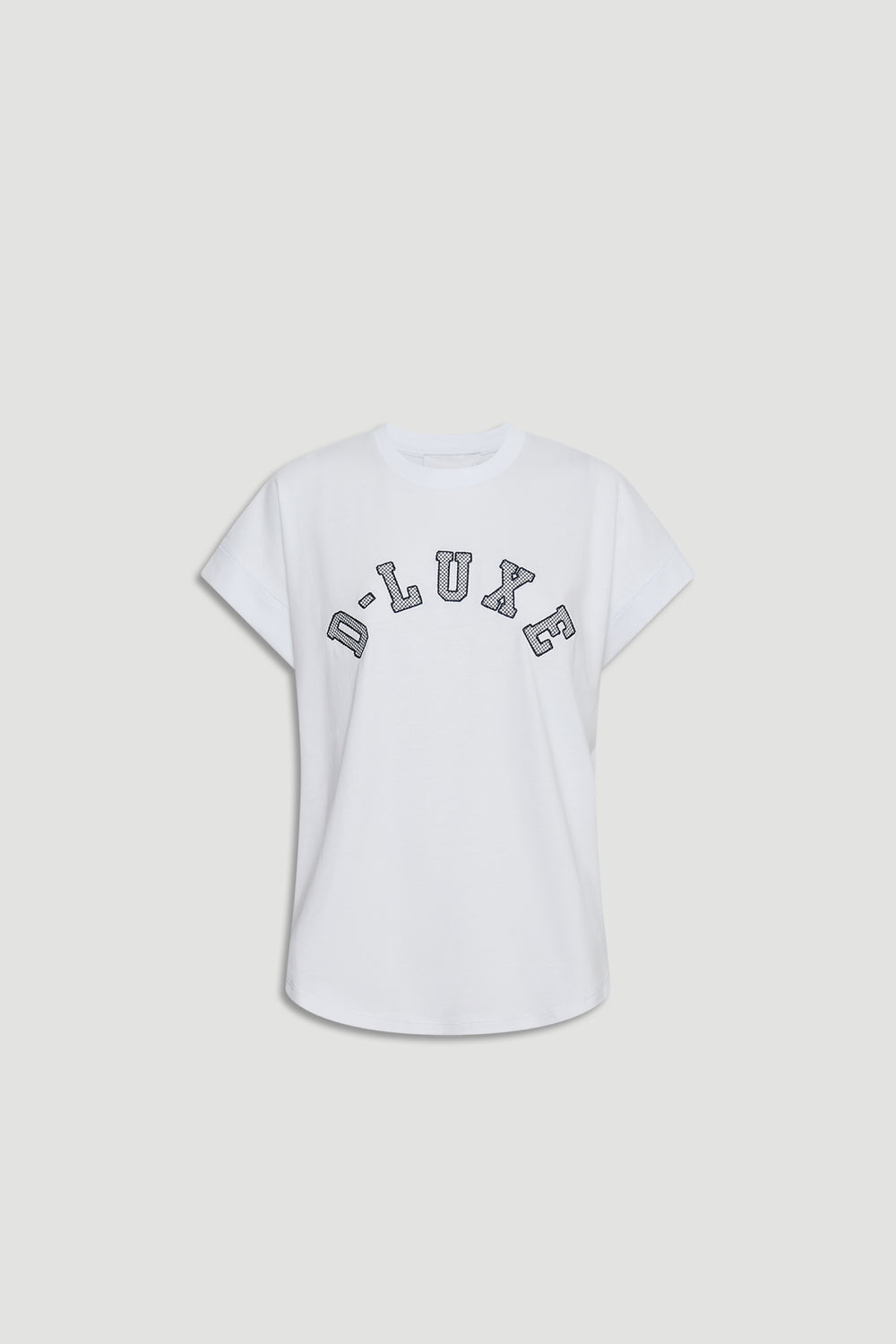 D-Luxe Crosshatch Halfmoon Tee