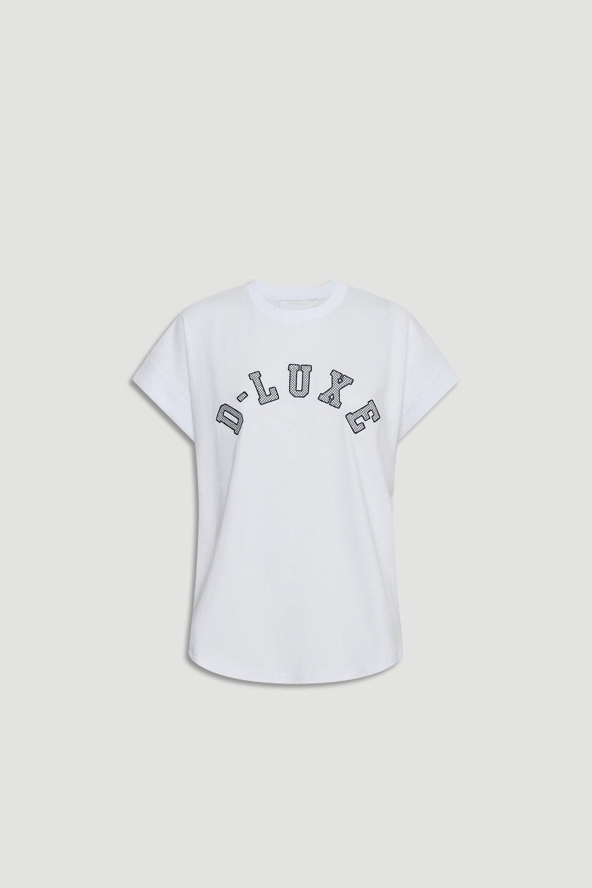D-Luxe Crosshatch Halfmoon Tee