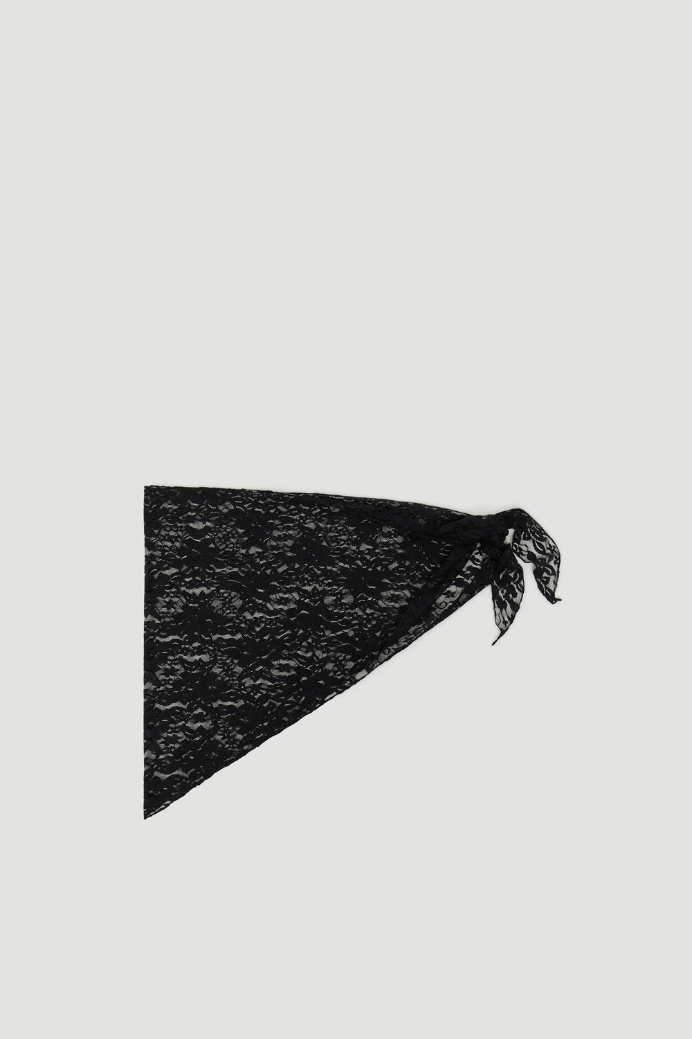 Black lace Penny Lace Scarf with delicate floral pattern and tie detail by DECJUBA Australian fashion brand