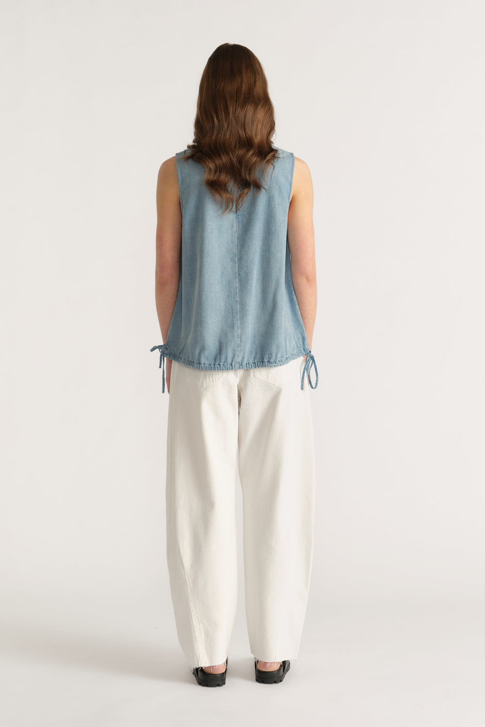 D-Luxe Denim Cocoon Top