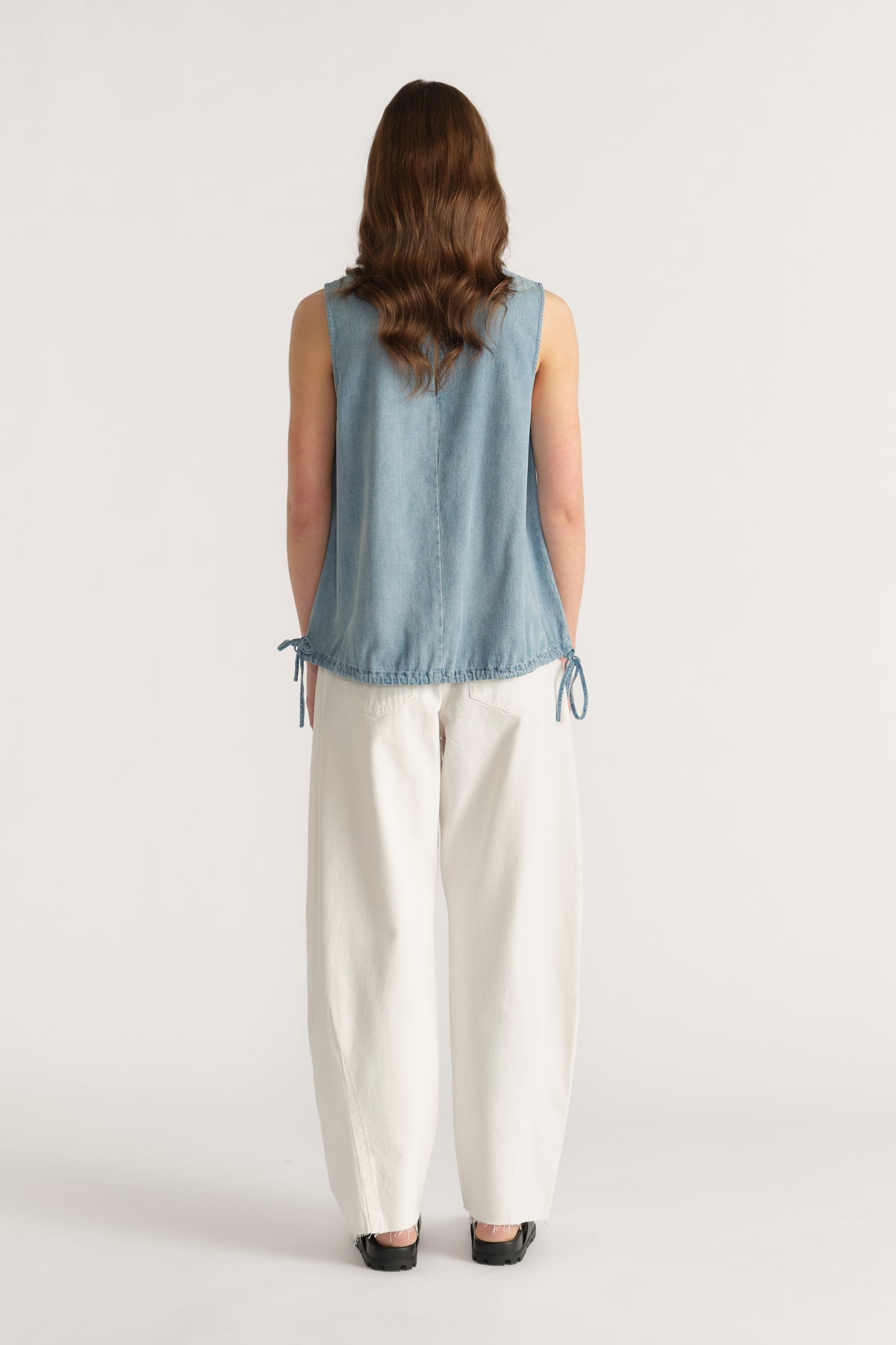 D-Luxe Denim Cocoon Top