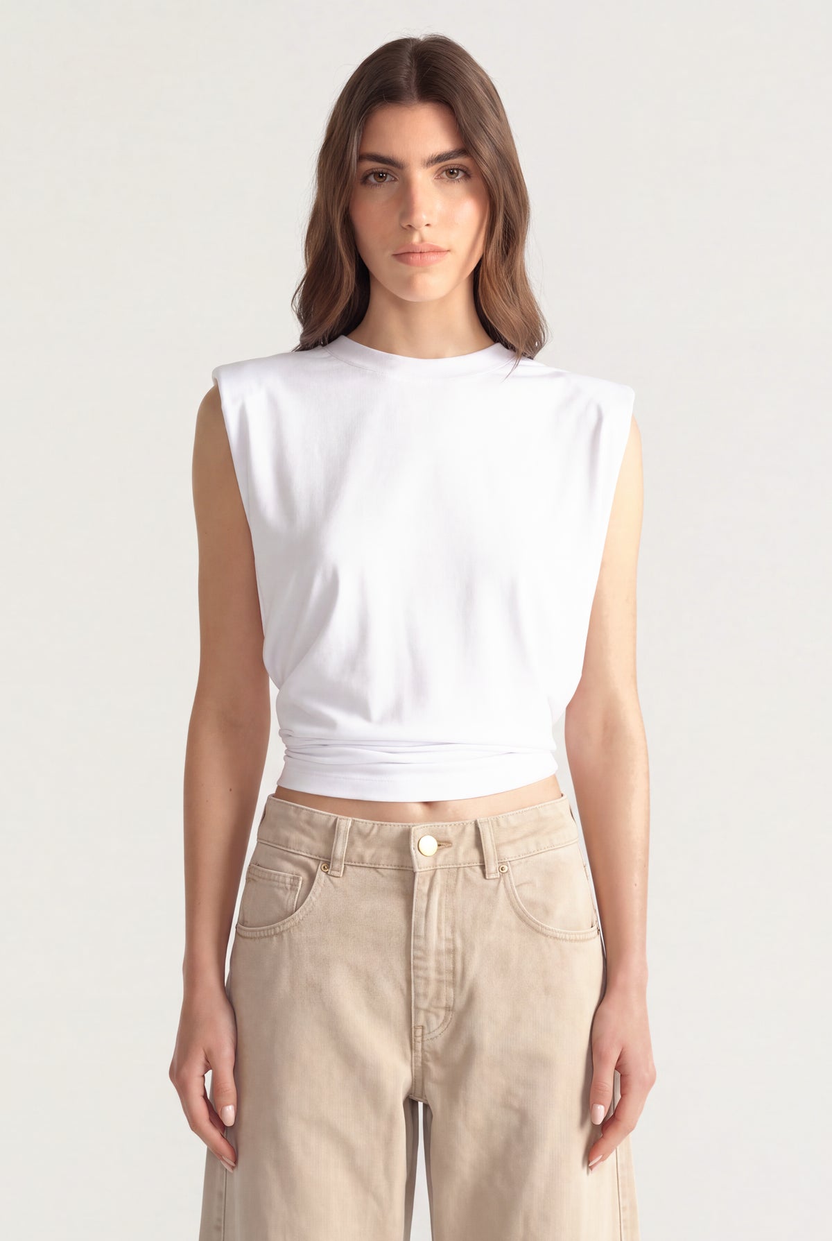D-Luxe Shoulder Pad Tank
