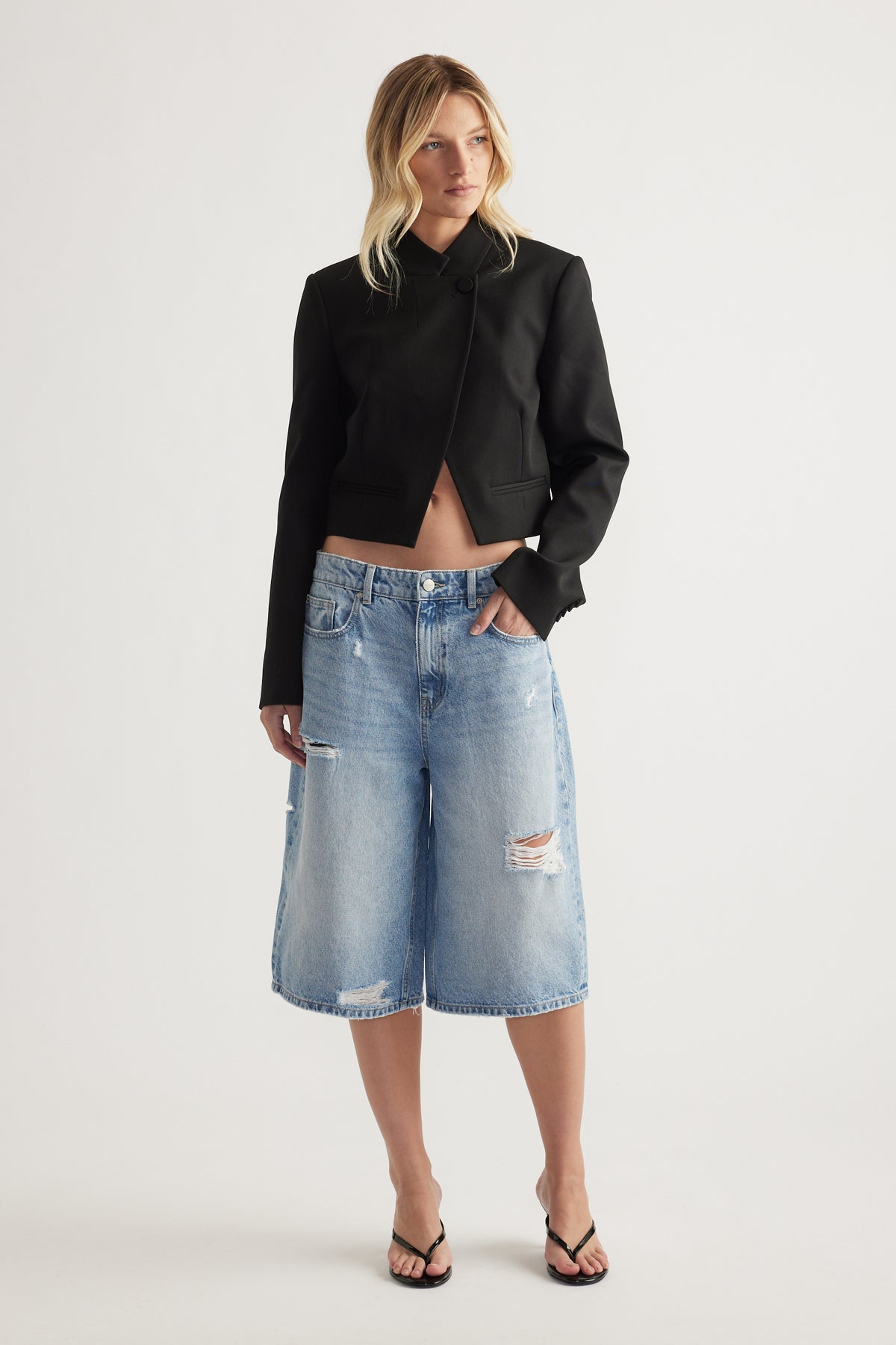 Corey Longline Denim Short