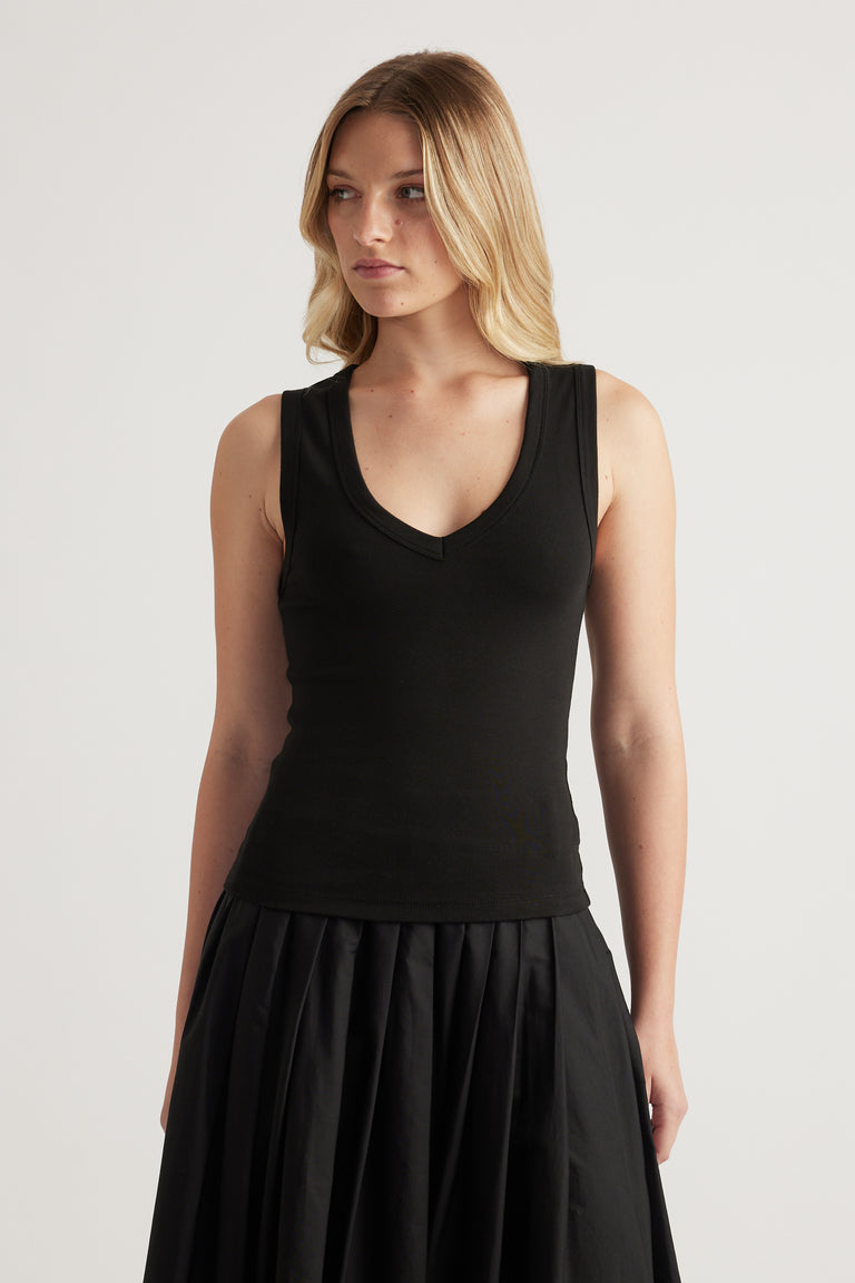 Flynn V Neck Tank