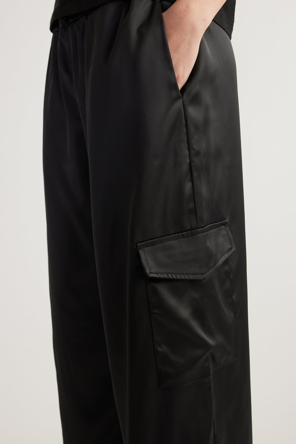 Annie Satin Cargo Pant