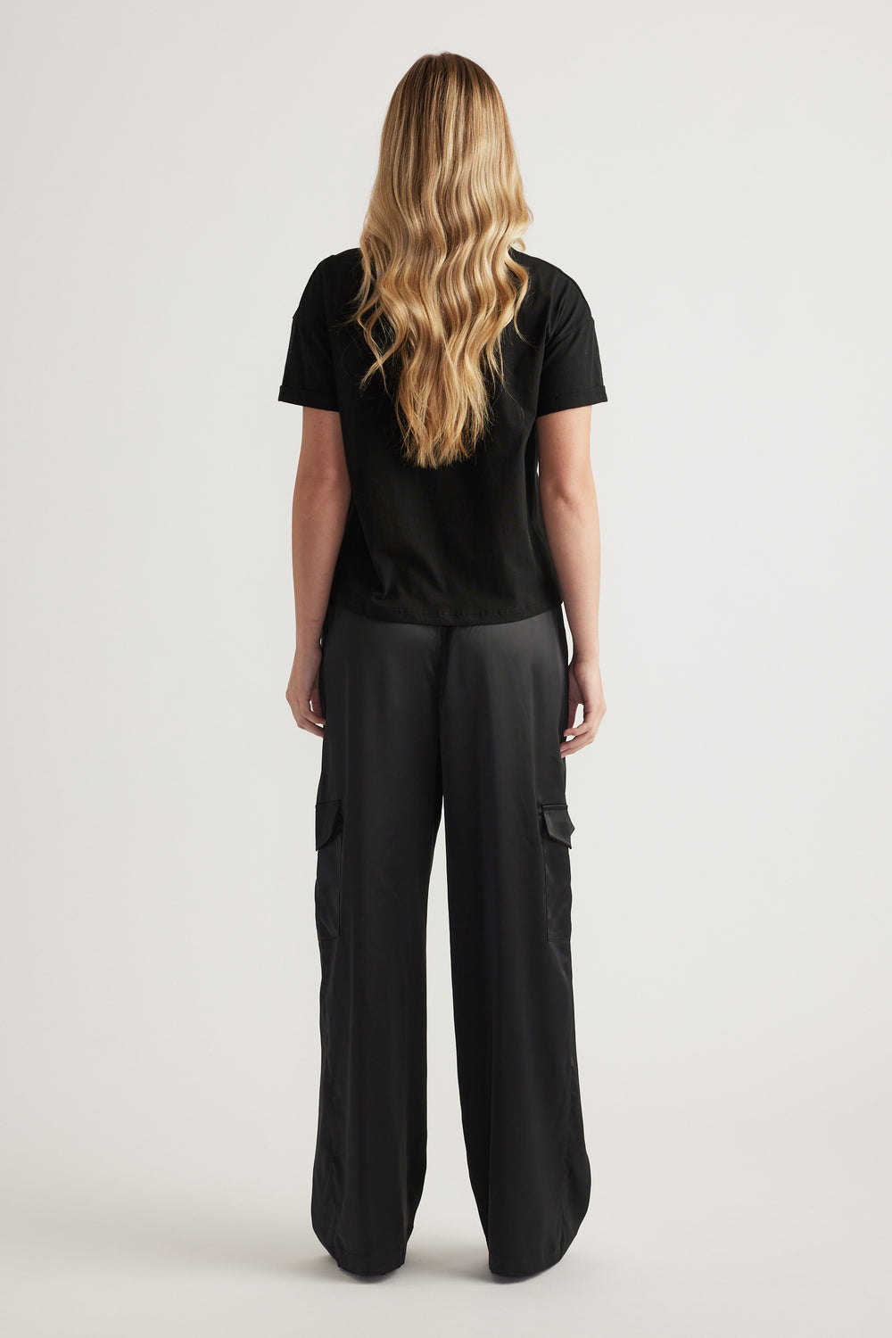 Annie Satin Cargo Pant