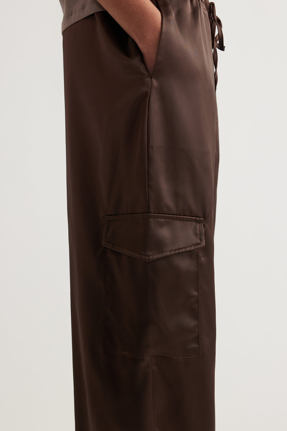 Annie Satin Cargo Pant