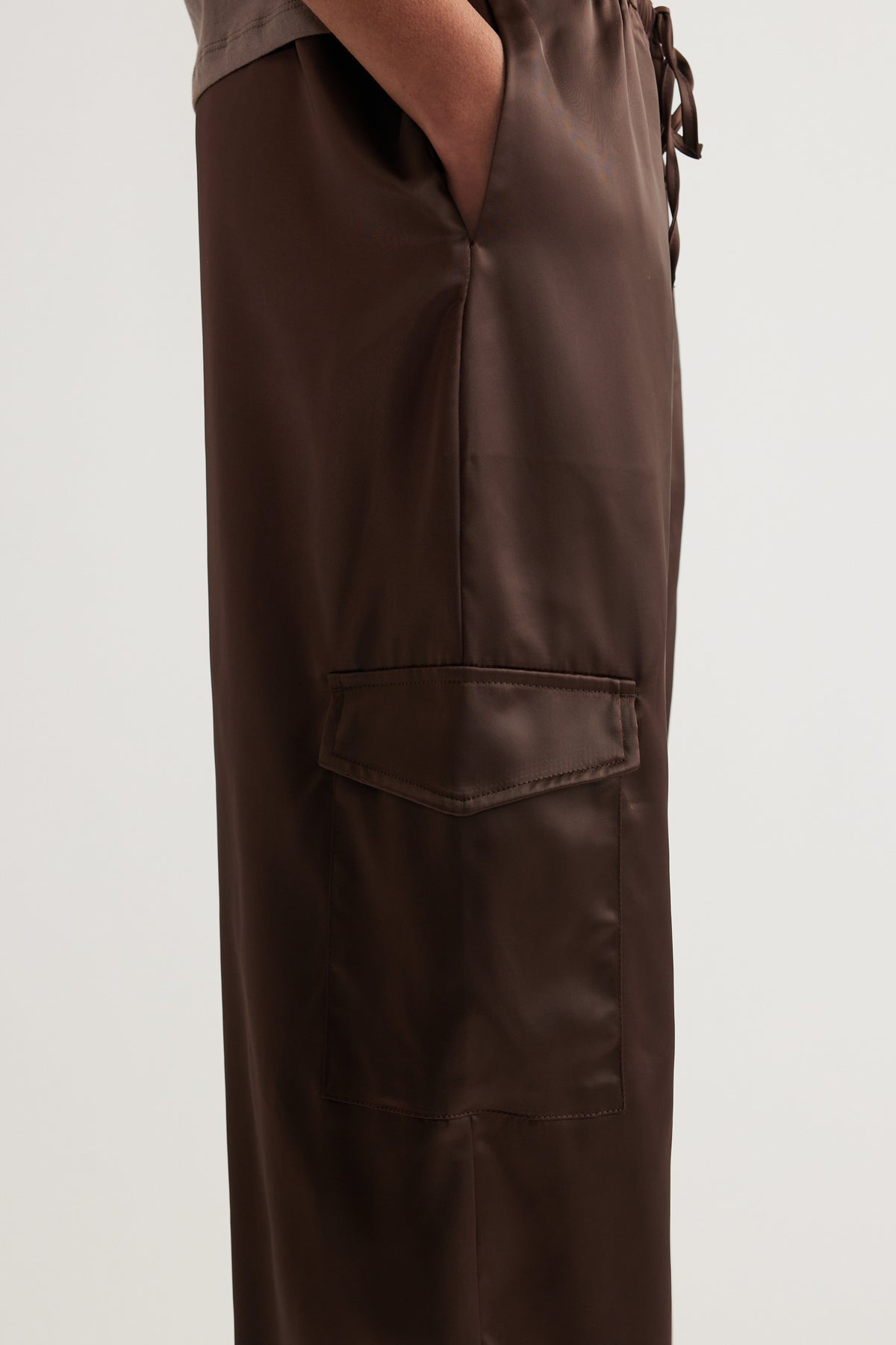 Annie Satin Cargo Pant