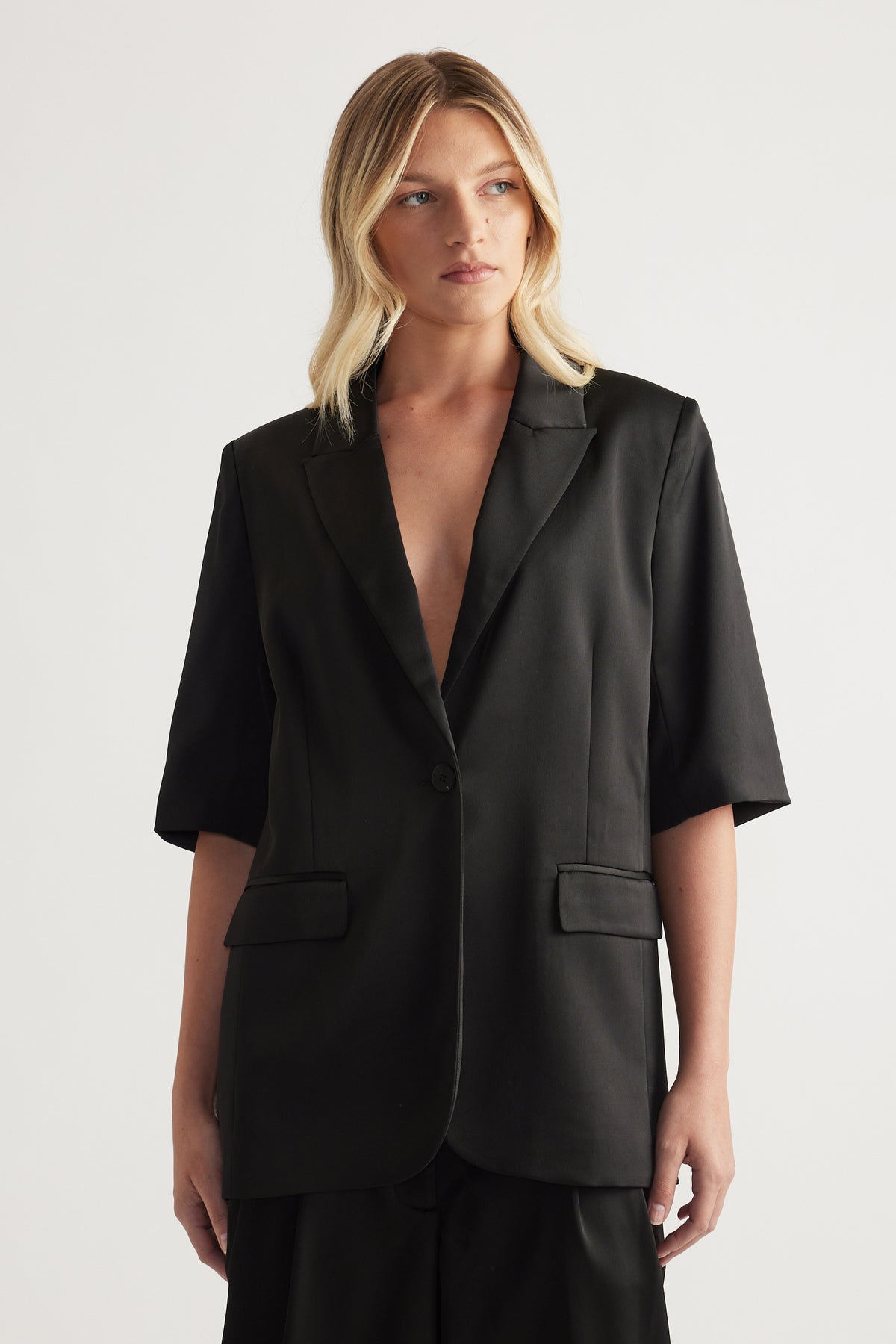 Jacquie Satin Blazer