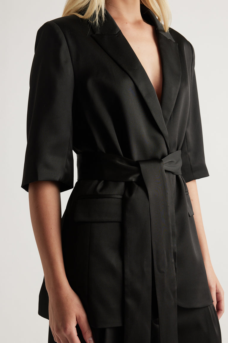 Jacquie Satin Blazer