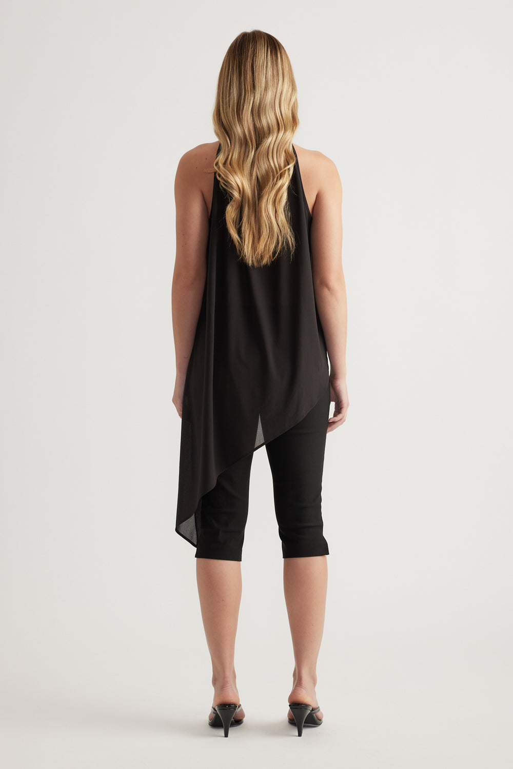 Kaia Georgette Halter Top