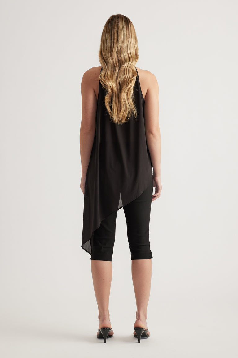 Kaia Georgette Halter Top