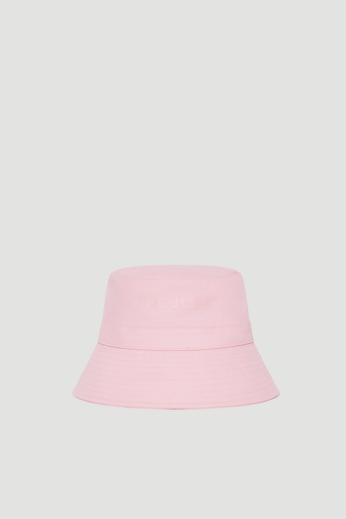 Girls pink bucket hat with tonal logo and lightweight design
