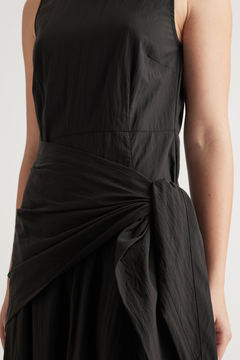 Isabelle Scarf Tie Midi Dress