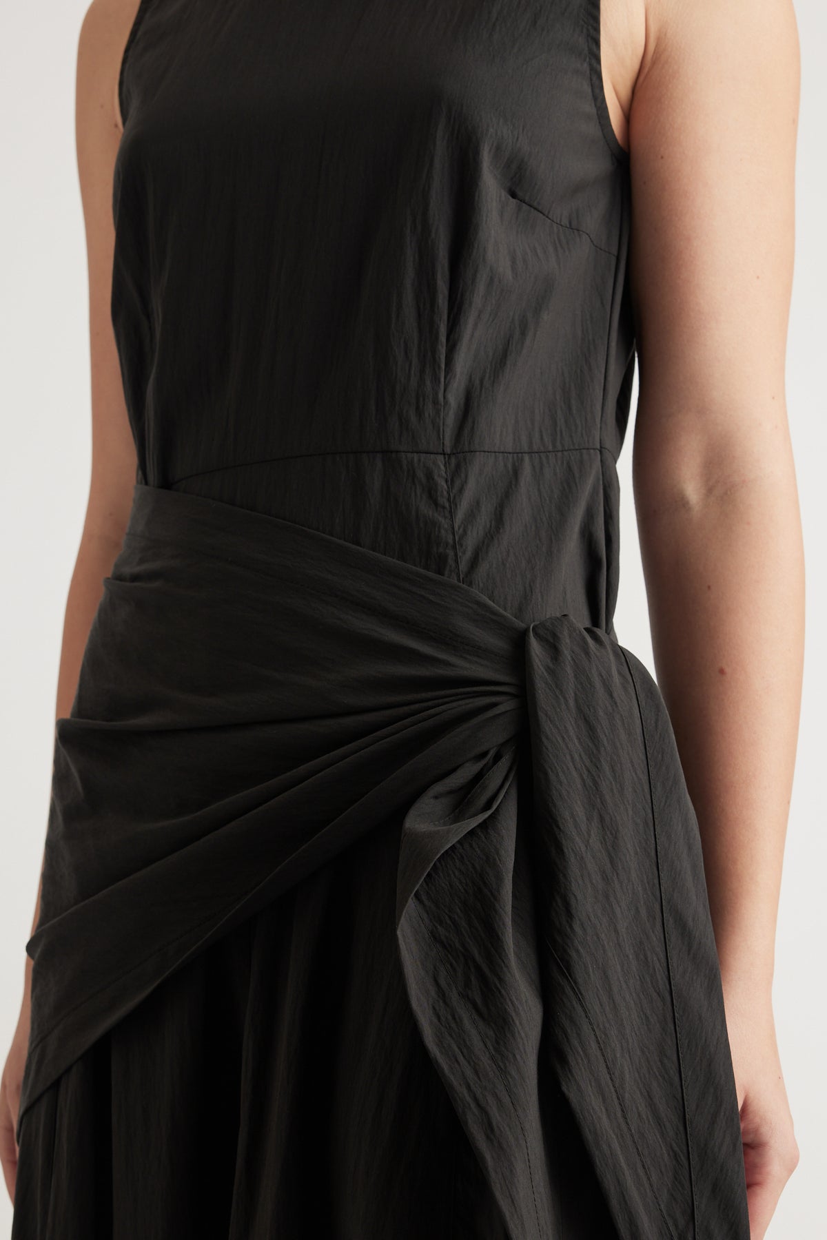 Isabelle Scarf Tie Midi Dress
