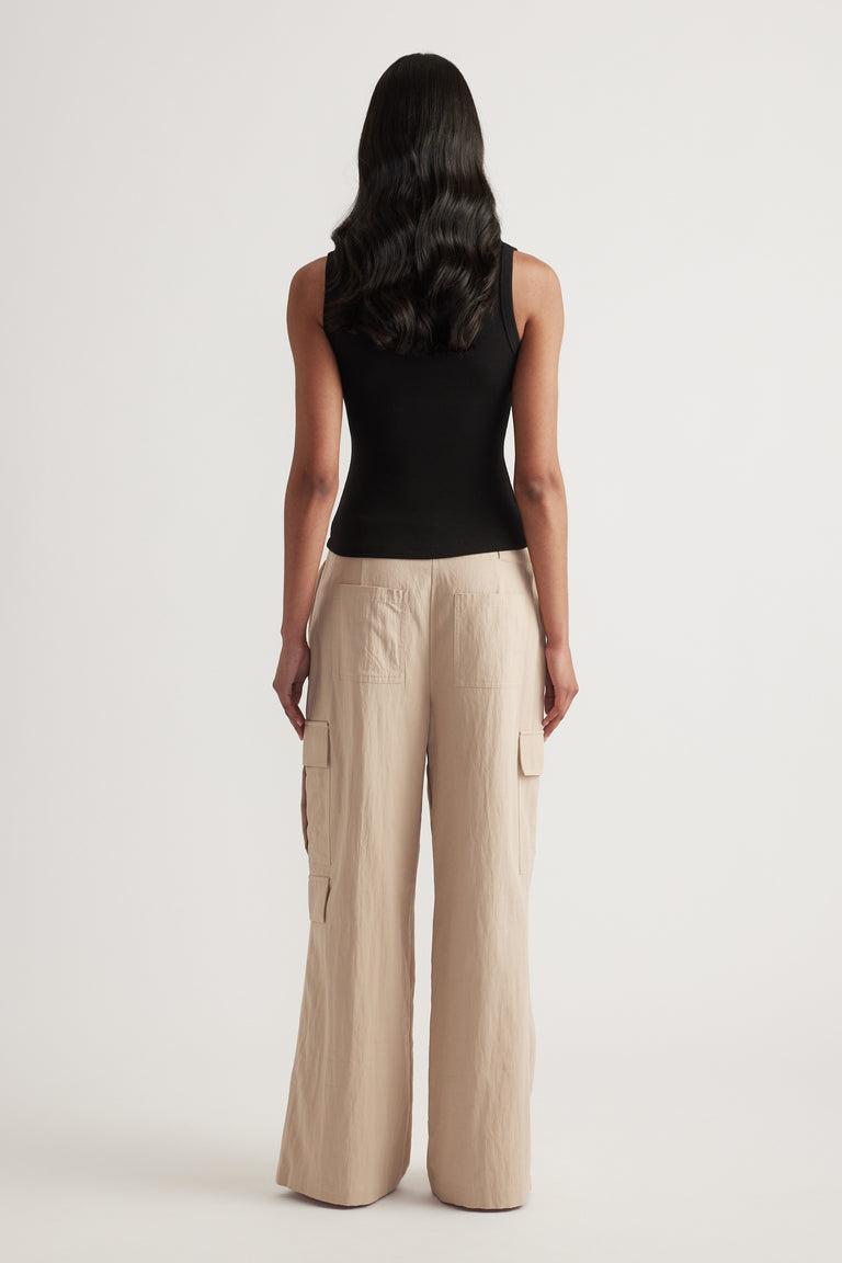 Lacey Scoop Neck Rib Tank
