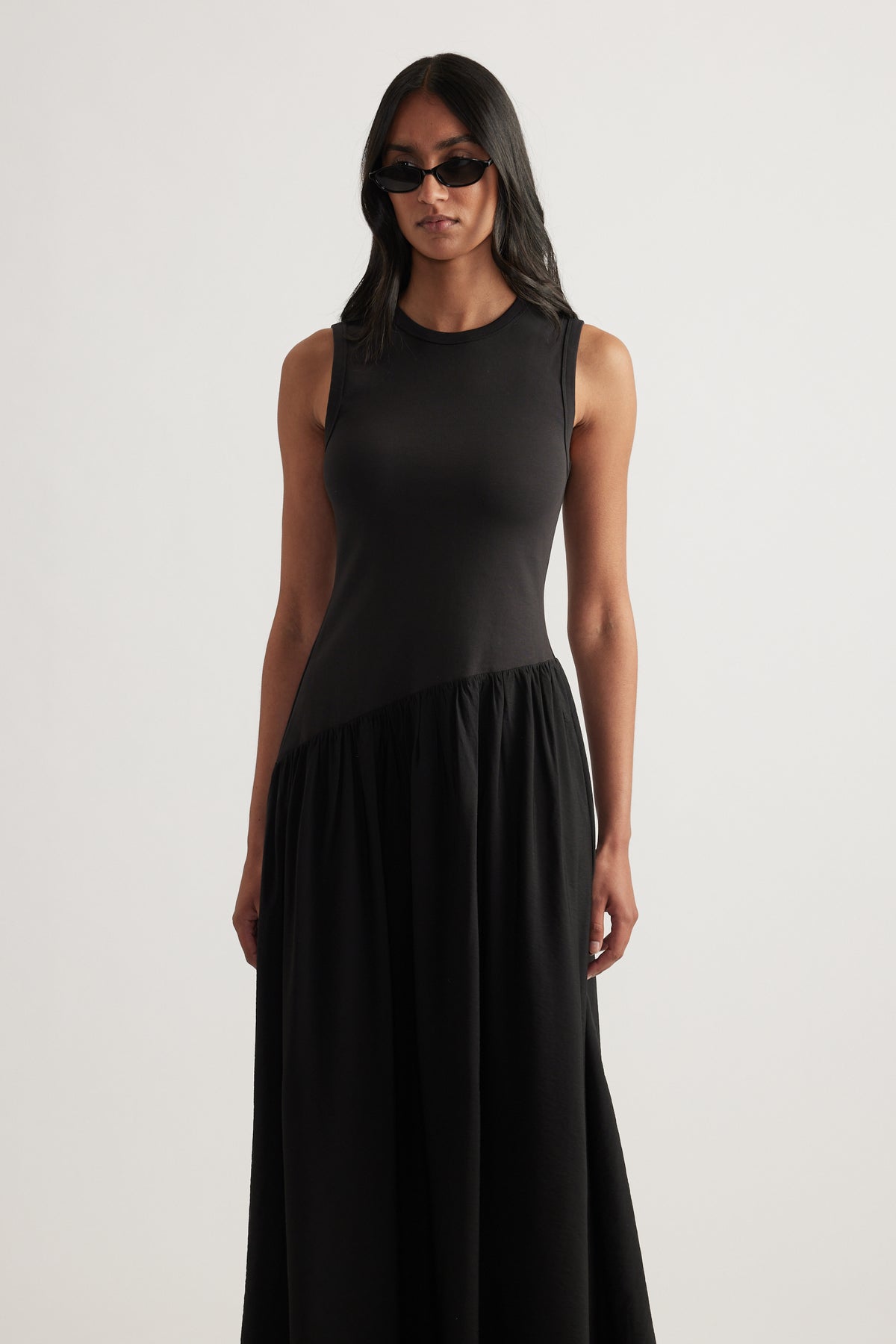 Grace Asymmetric Midi Dress