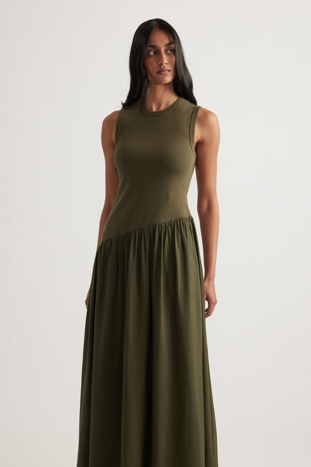 Grace Asymmetric Midi Dress