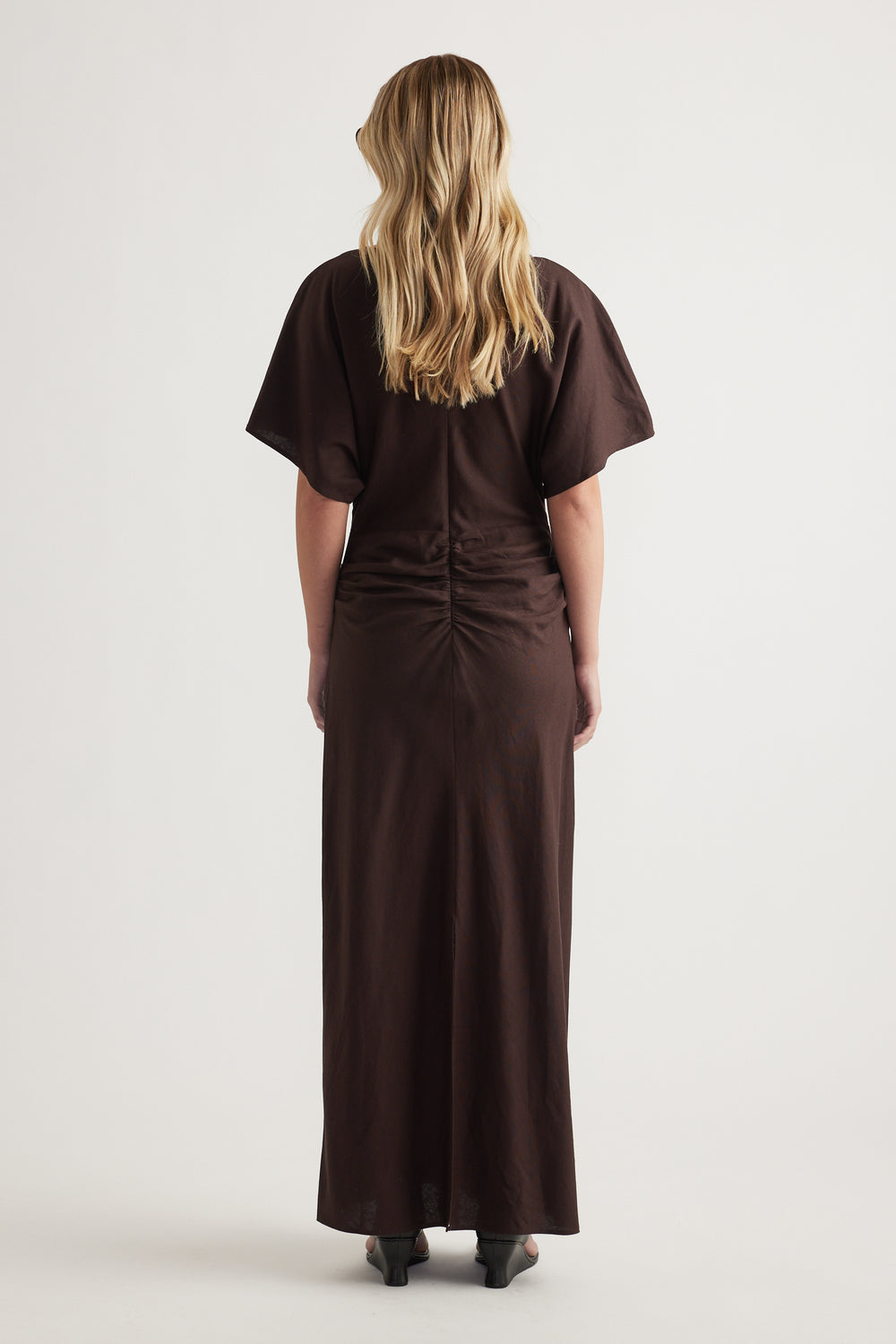 Julia Ruched Maxi Dress
