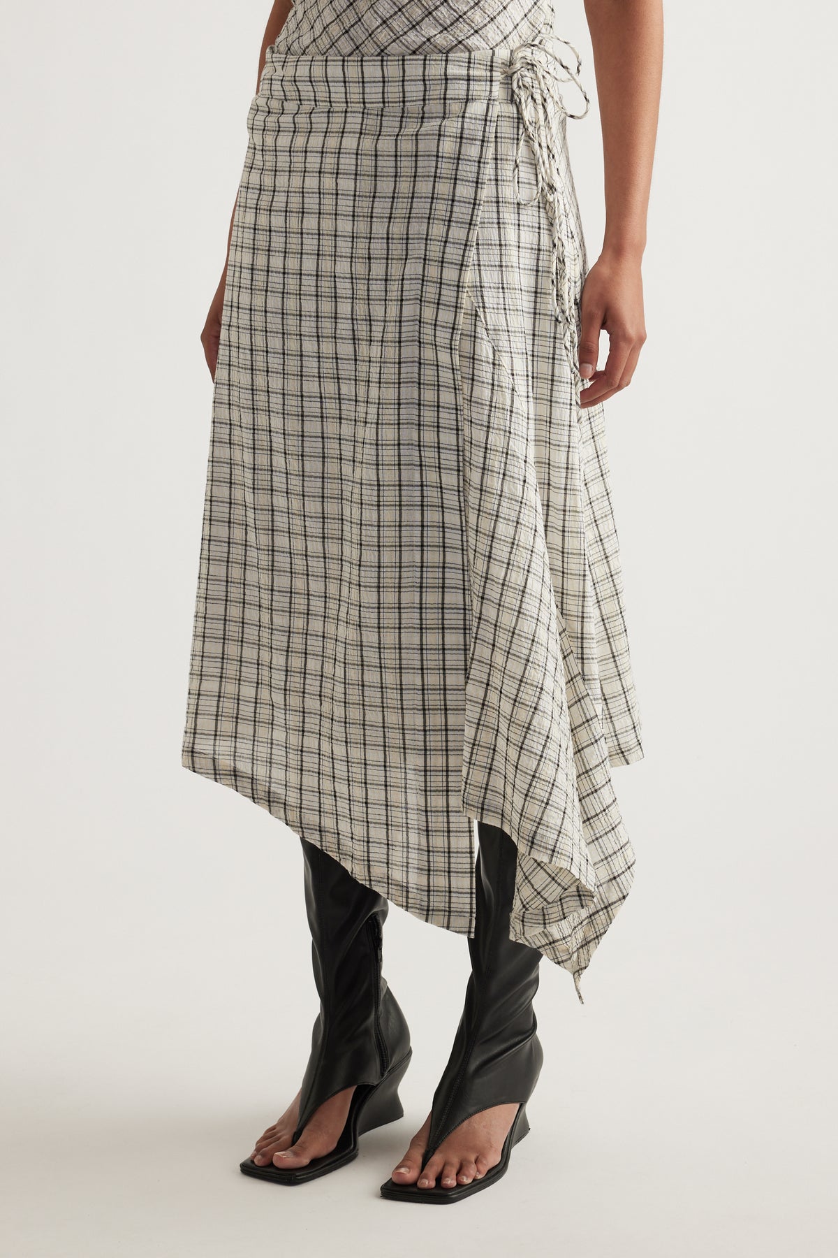 Scarlet Handkerchief Skirt