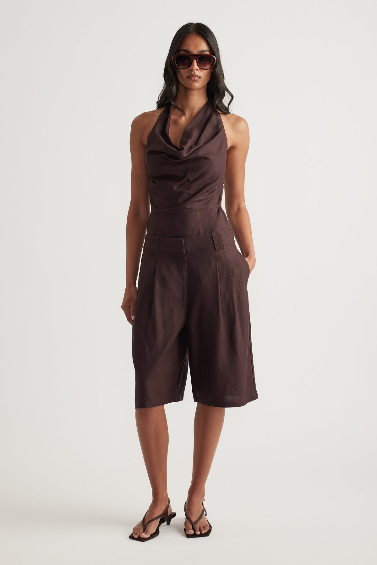 Gwen Linen Blend Shorts