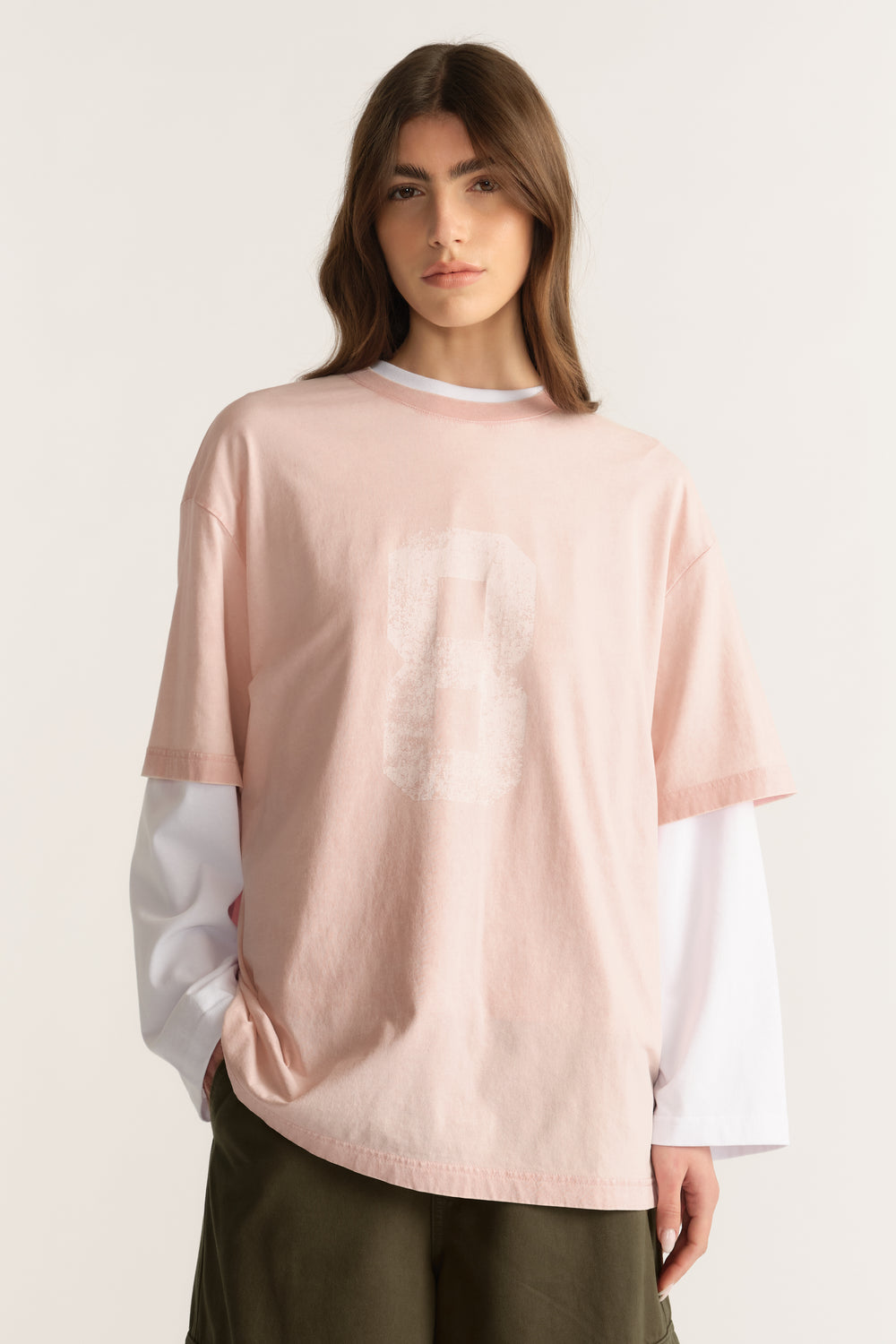 D-Luxe Oversized Washed Tee
