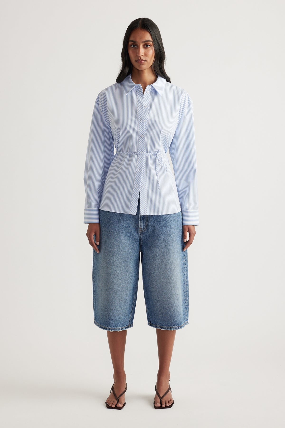 Lucy Cotton Side Tie Shirt
