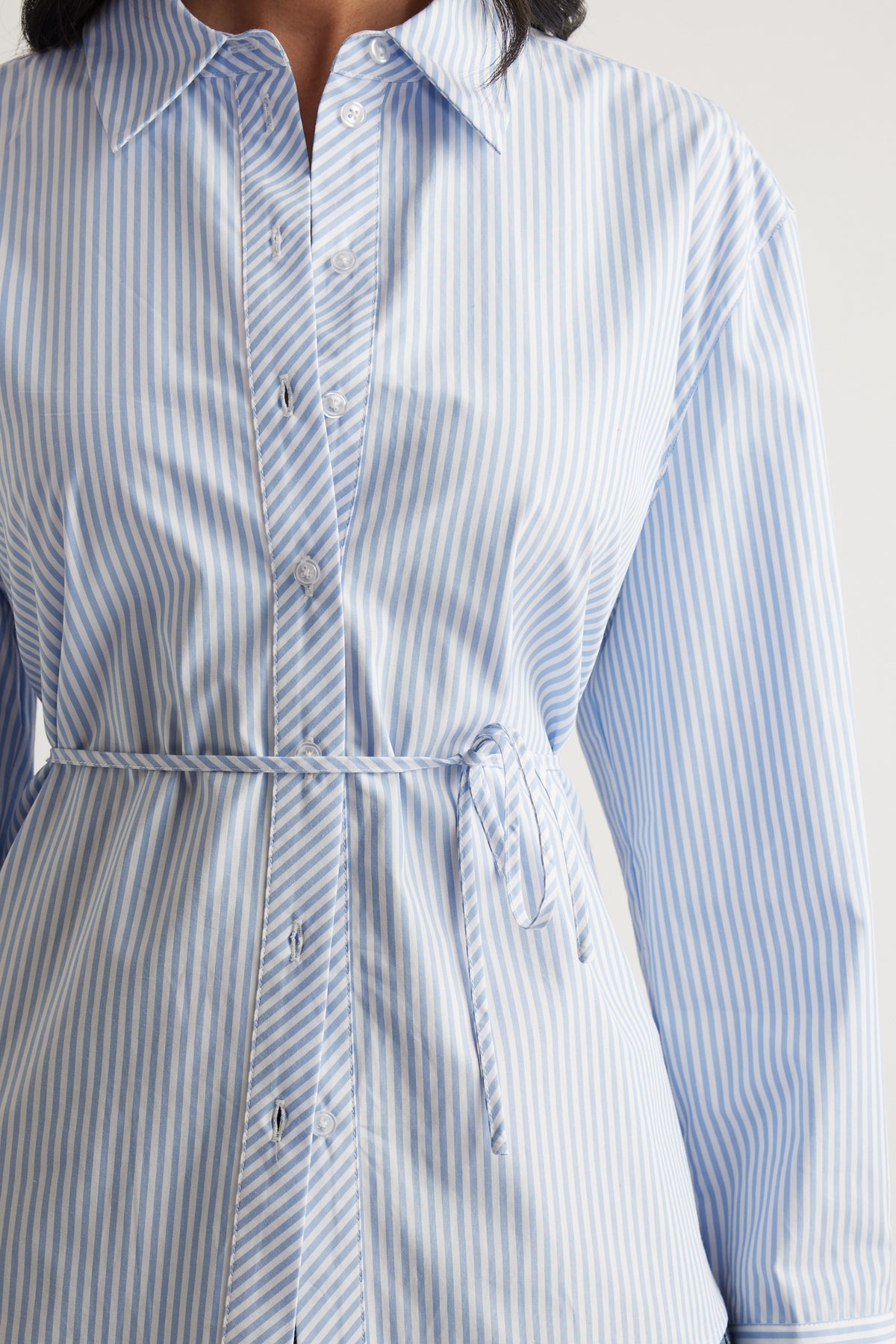 Lucy Cotton Side Tie Shirt