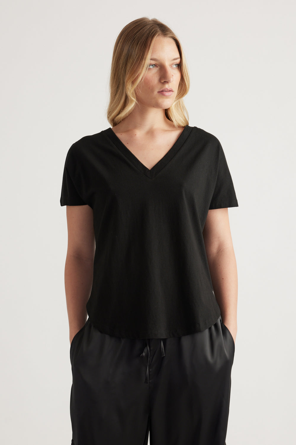 Maria V Neck Tee