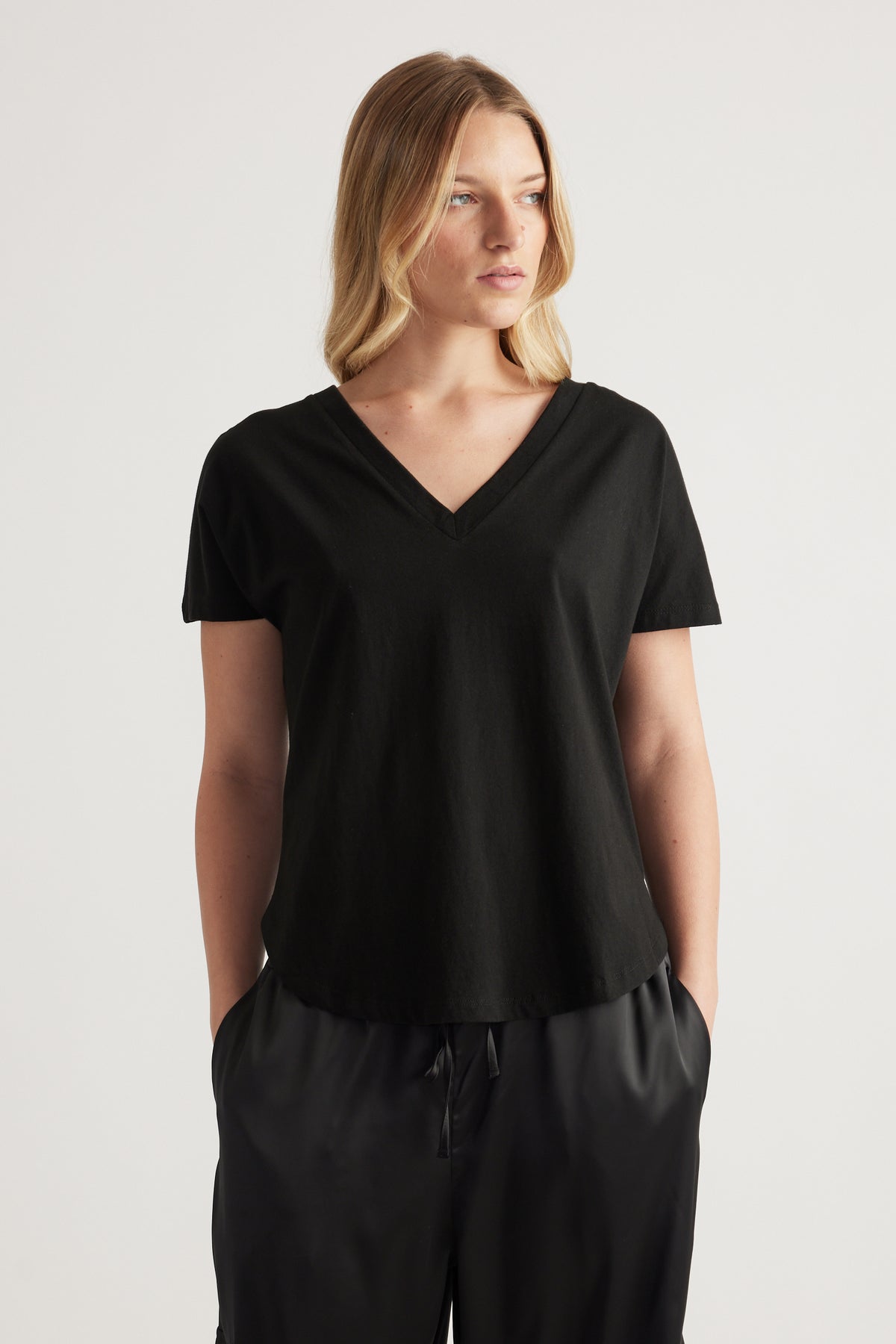 Maria V Neck Tee
