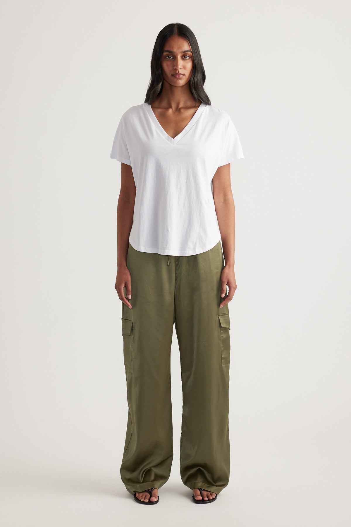 Maria V Neck Tee