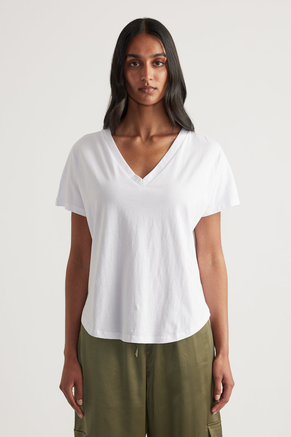 Maria V Neck Tee
