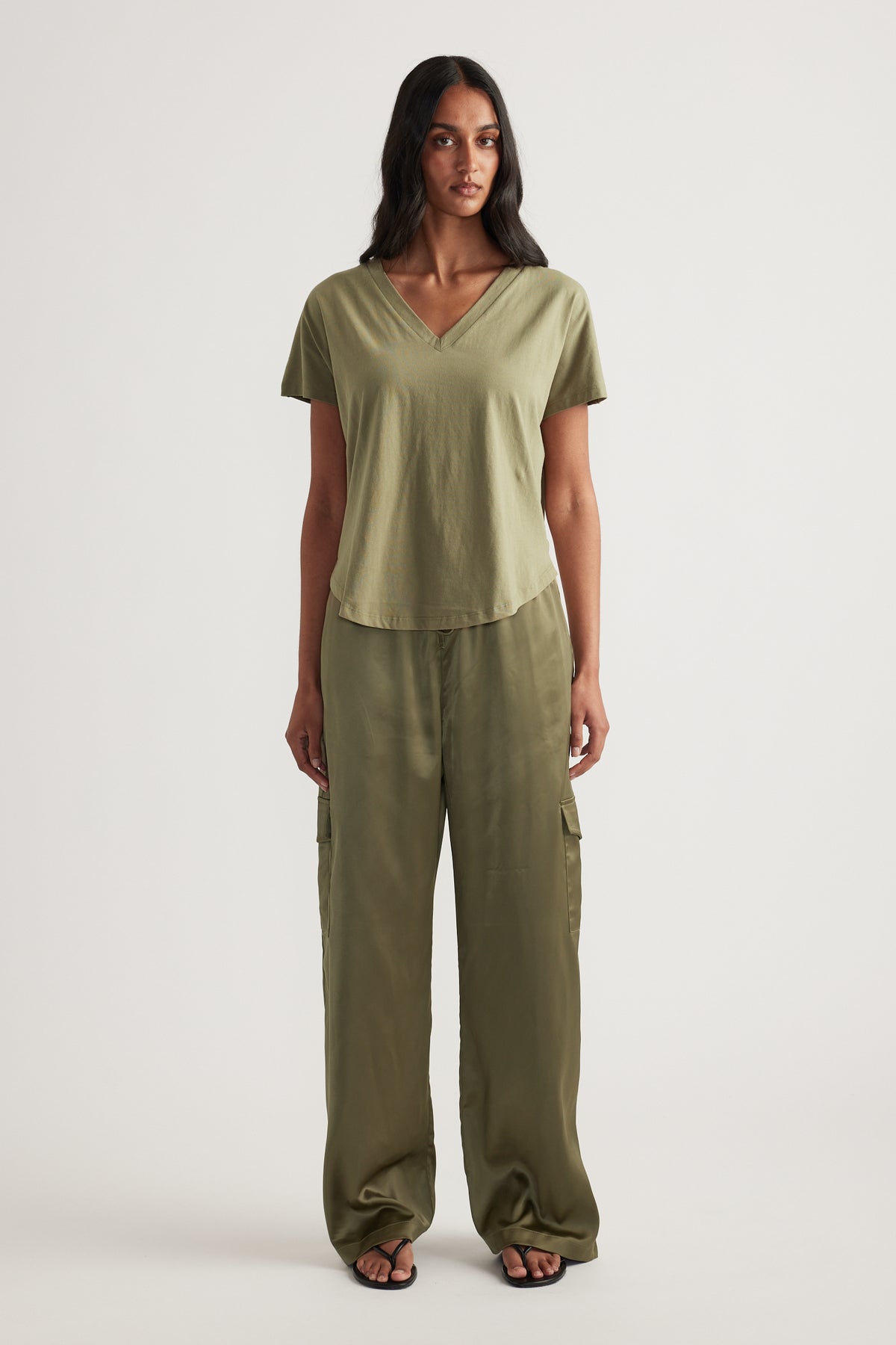 Maria V Neck Tee