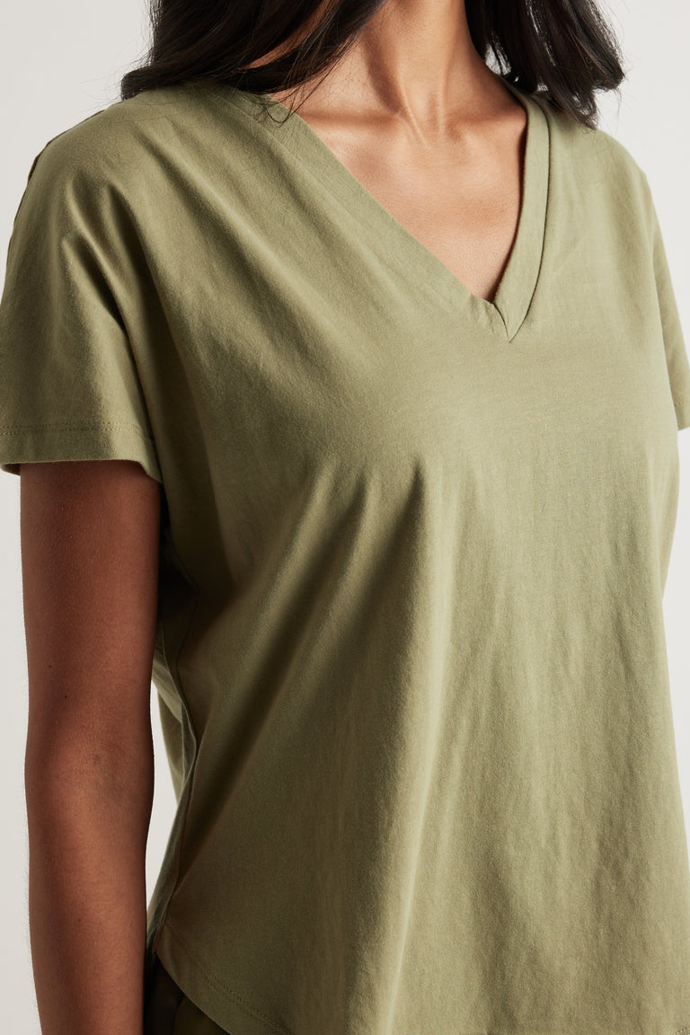 Maria V Neck Tee