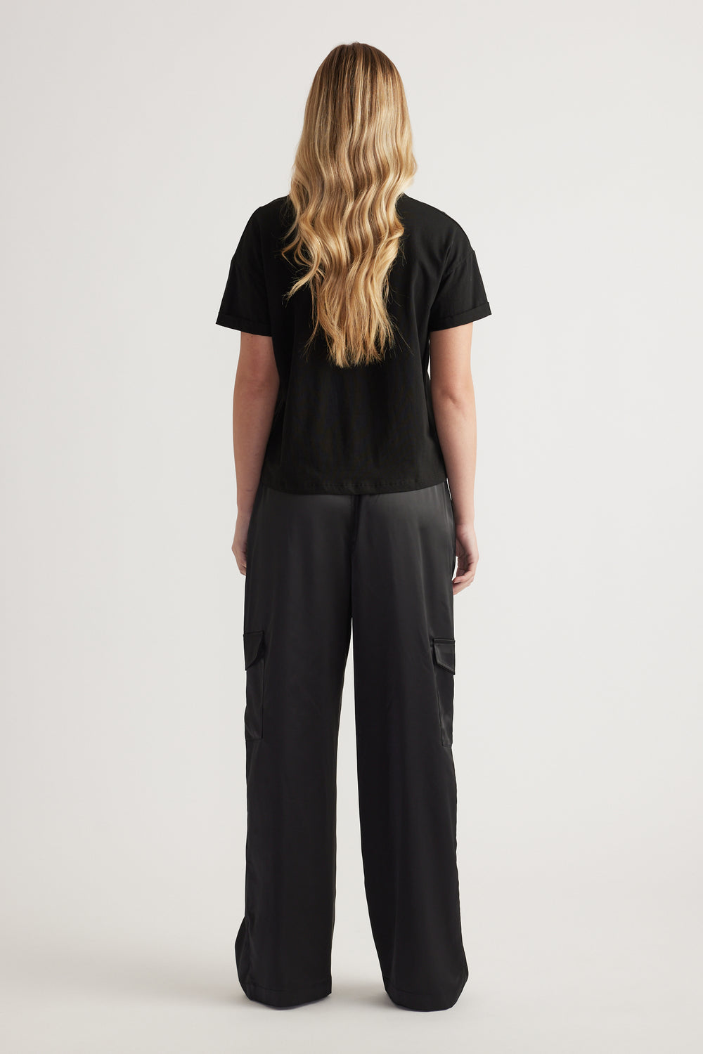 Maria Boxy Cropped Tee