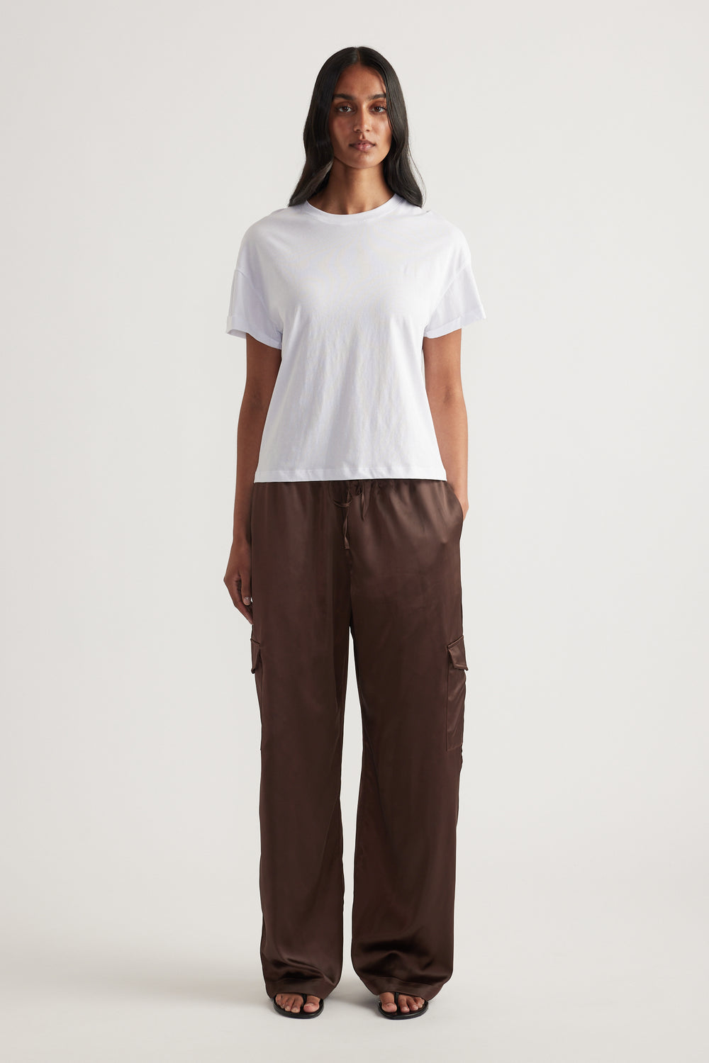 Maria Boxy Cropped Tee