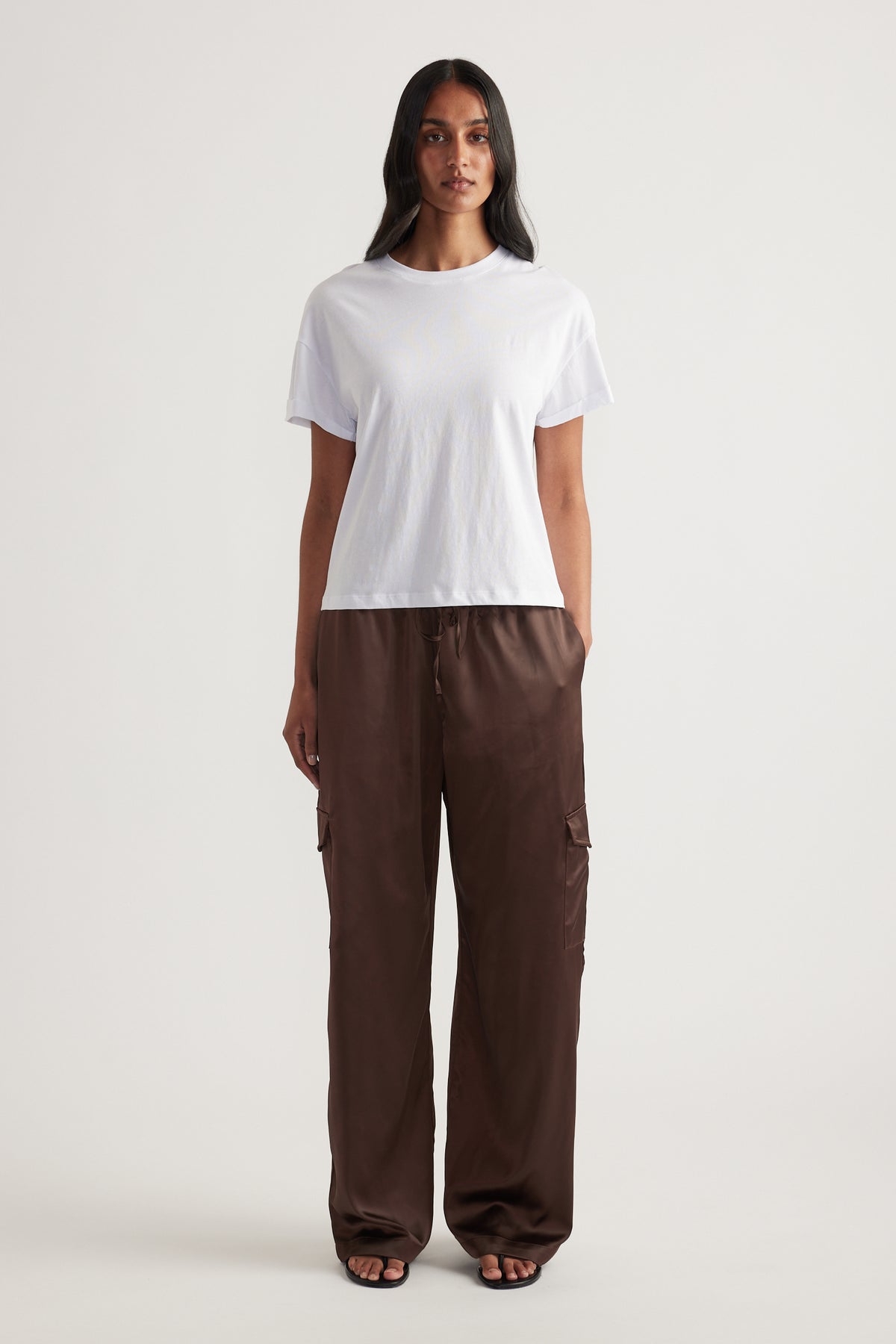 Maria Boxy Cropped Tee