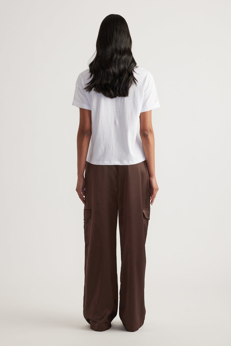 Maria Boxy Cropped Tee