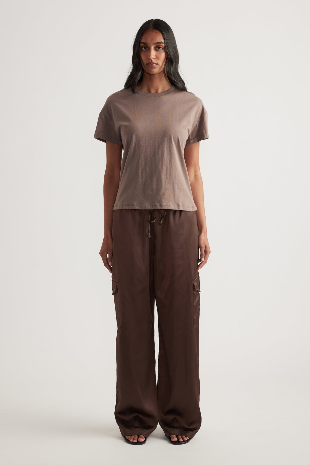 Maria Boxy Cropped Tee
