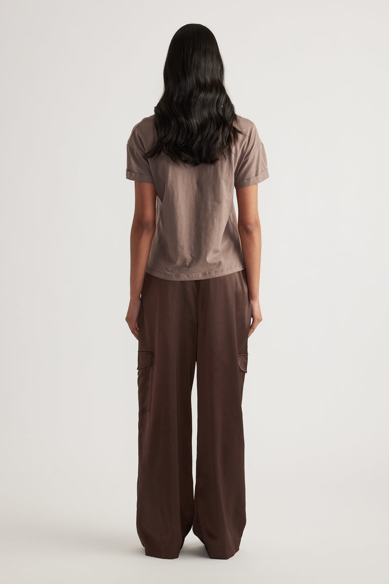 Maria Boxy Cropped Tee