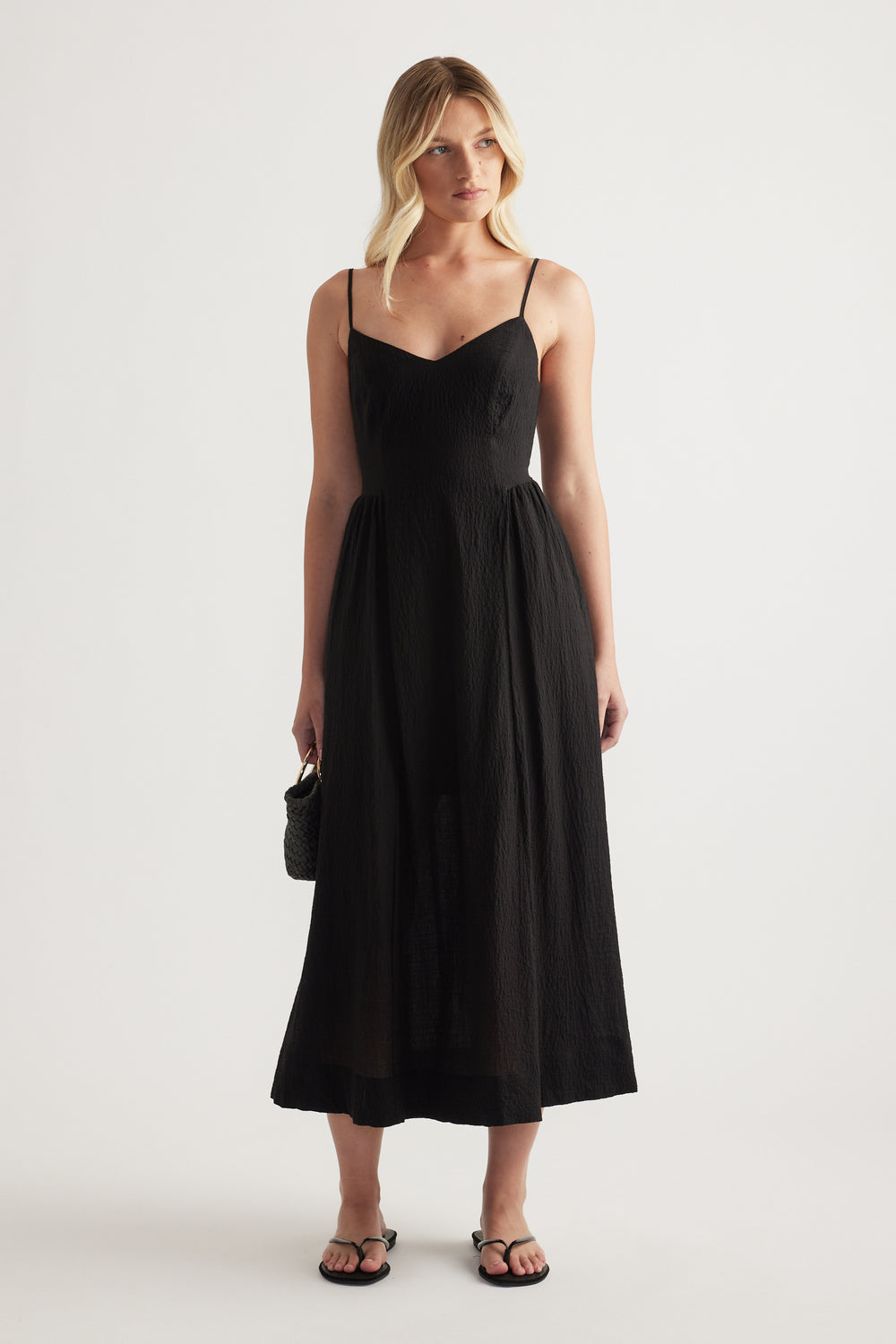 Maya Cinched Midi Dress