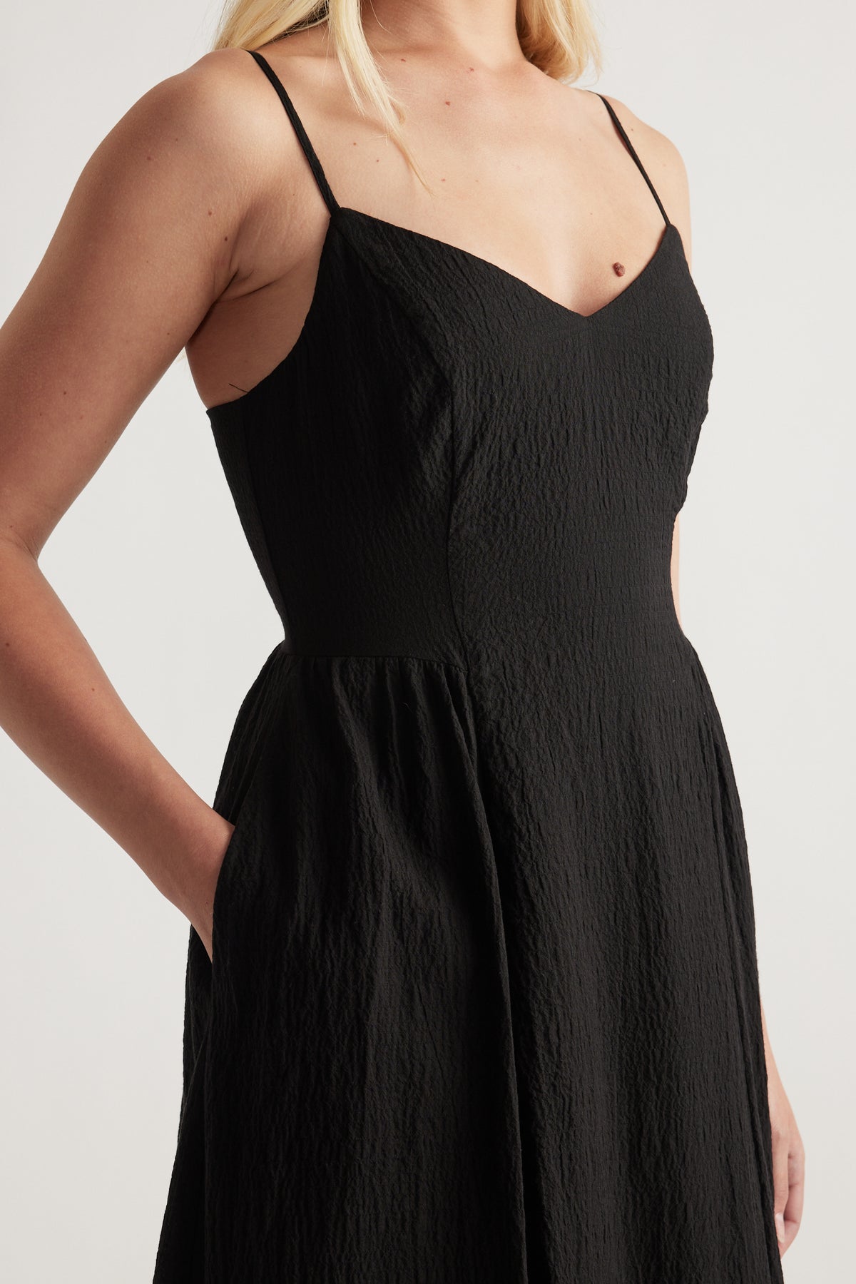 Maya Cinched Midi Dress