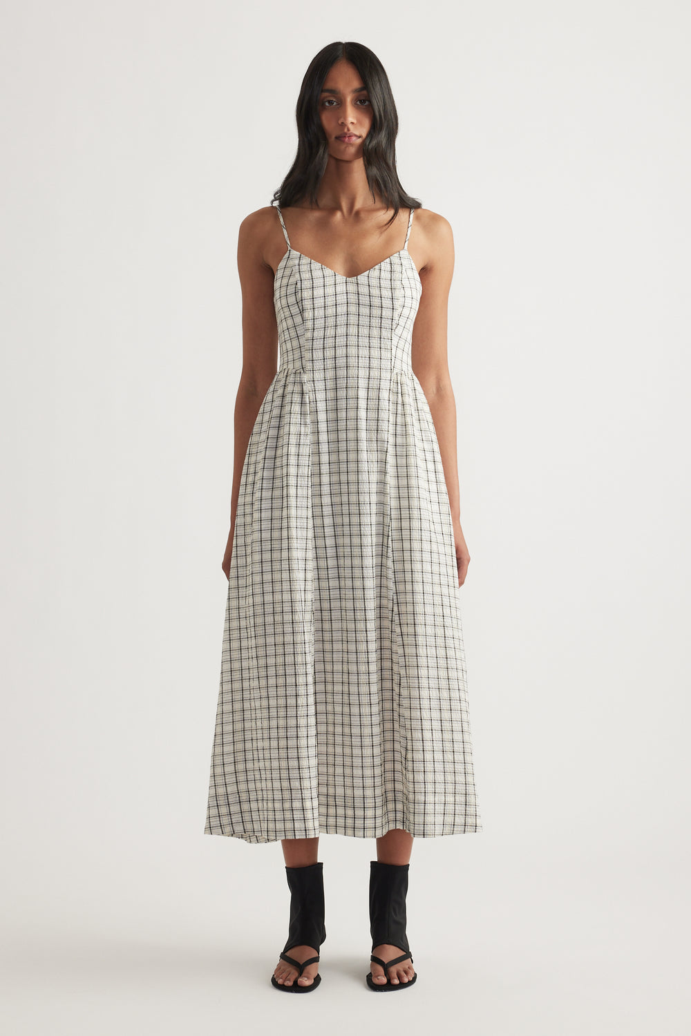 Maya Cinched Midi Dress
