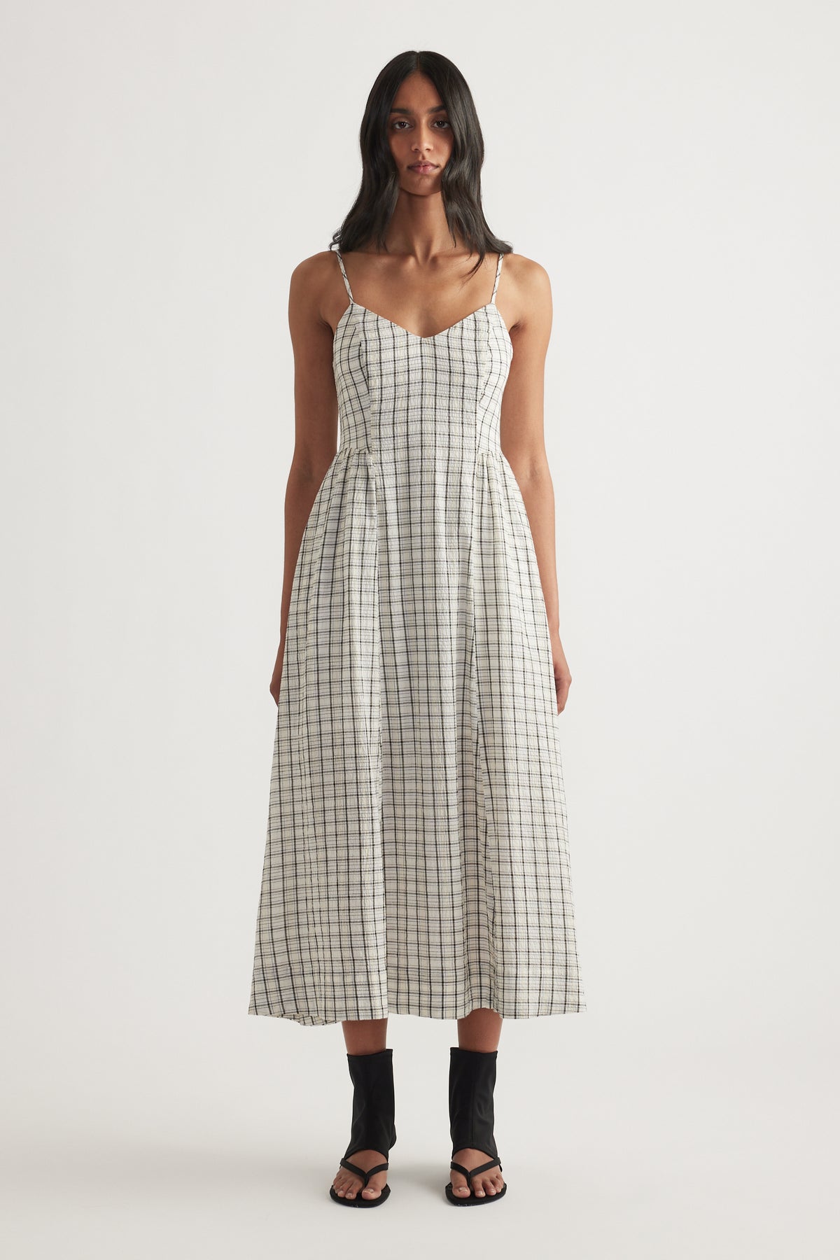 Maya Cinched Midi Dress