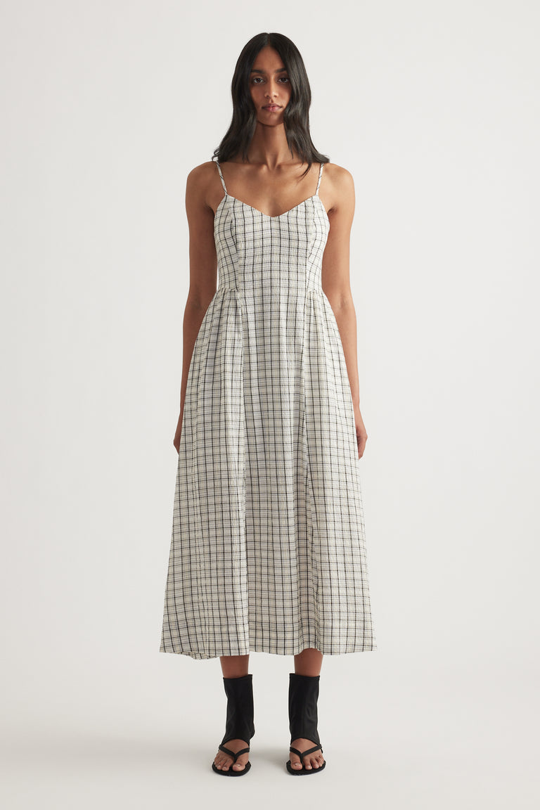 Maya Cinched Midi Dress