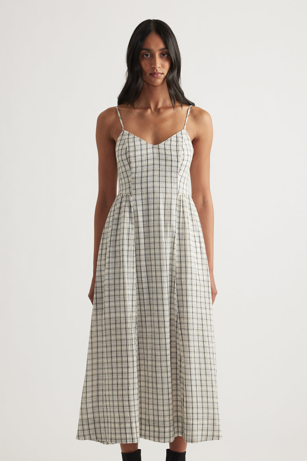 Maya Cinched Midi Dress