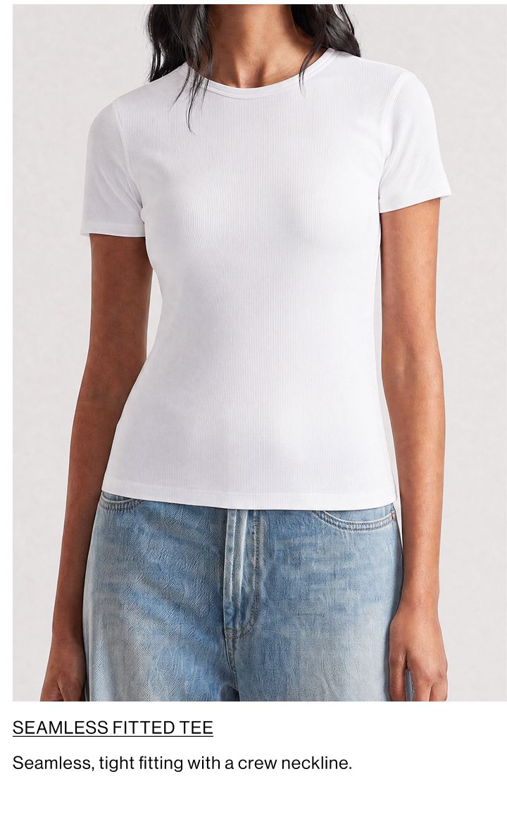 SHOP THE SEAMLESS FITTED TEE